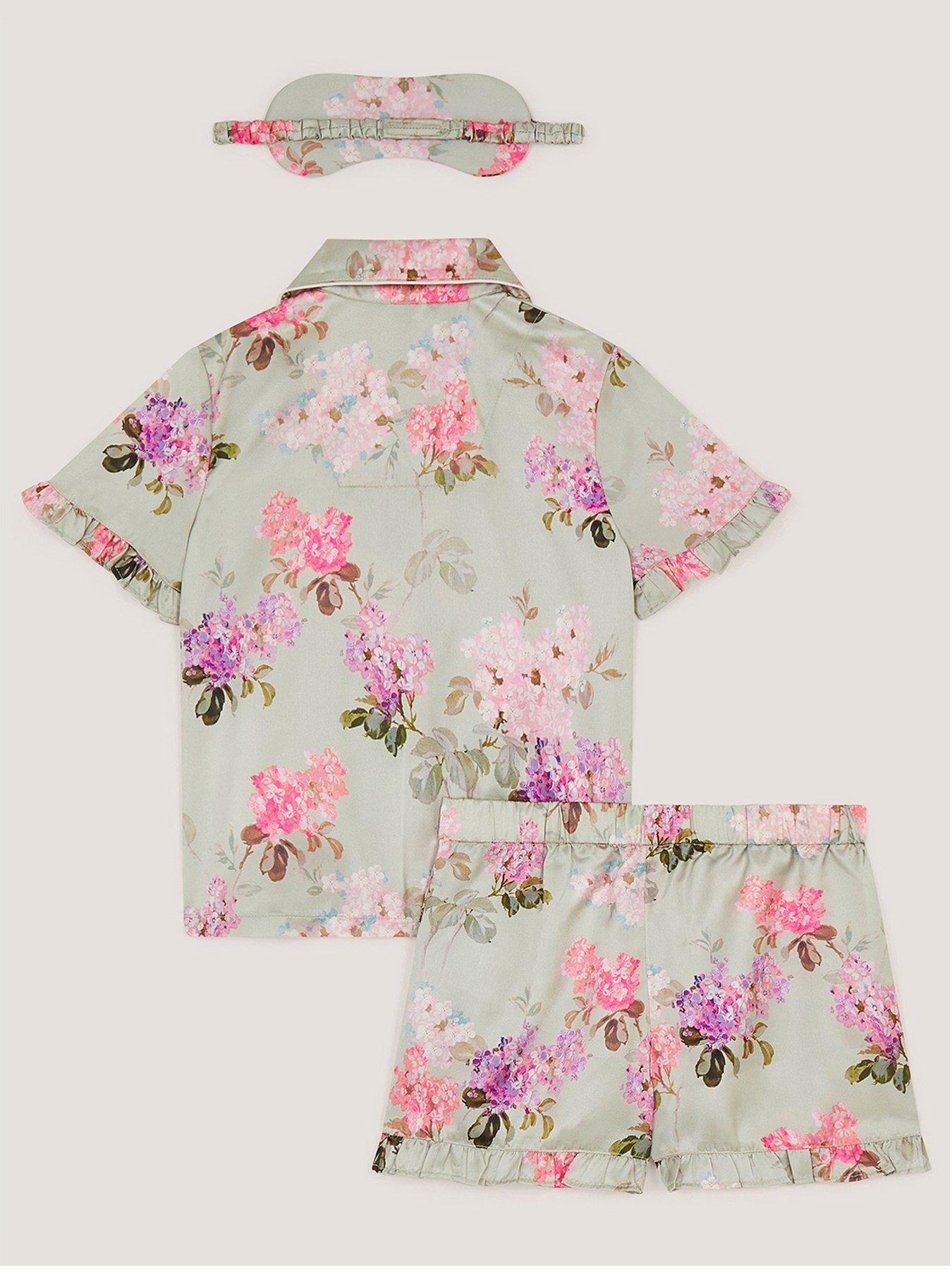 monsoon-girls-satin-short-print-pyjamas-greenback