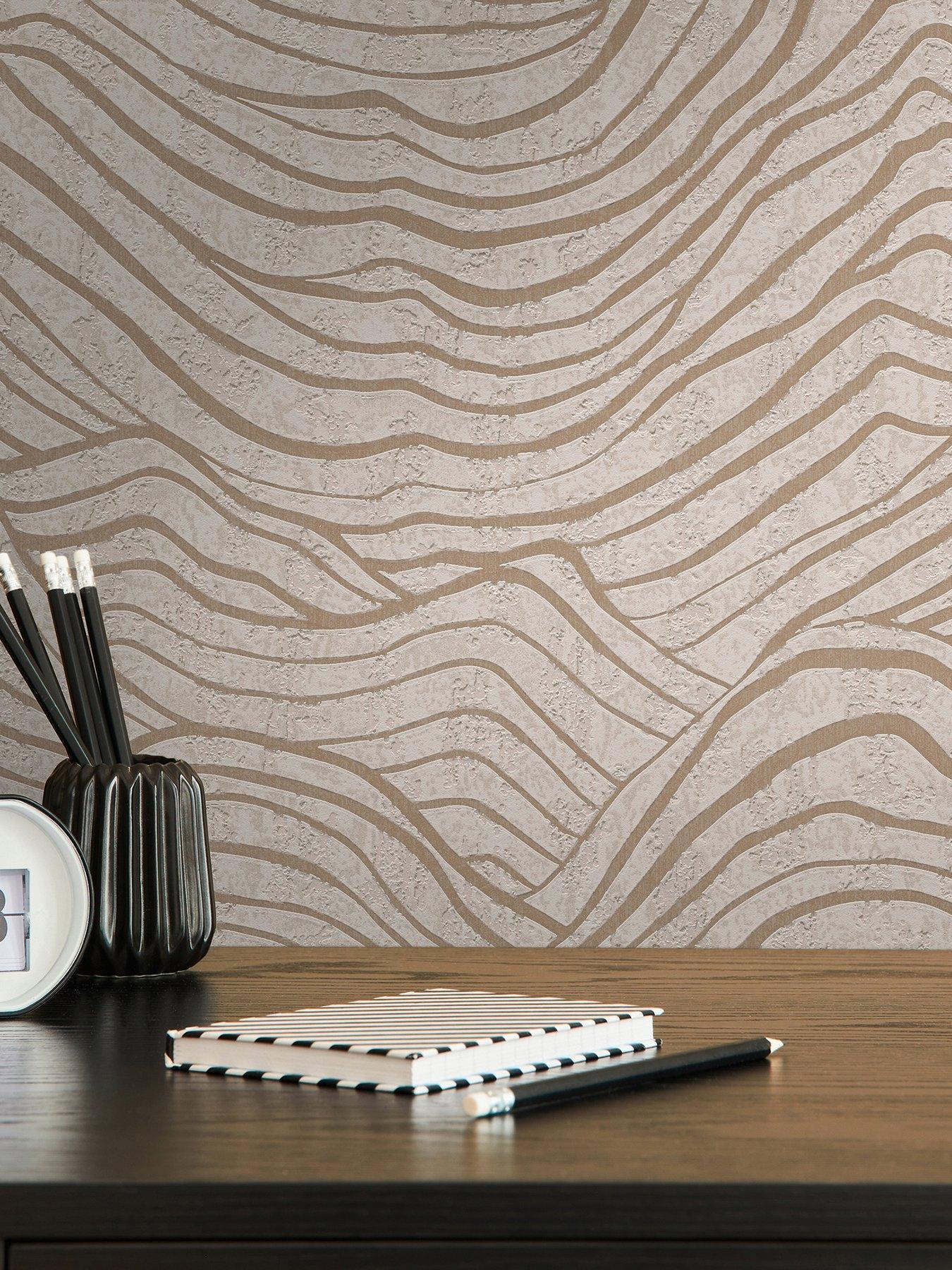 as-creation-fosil-waves-metallic-non-wovenback