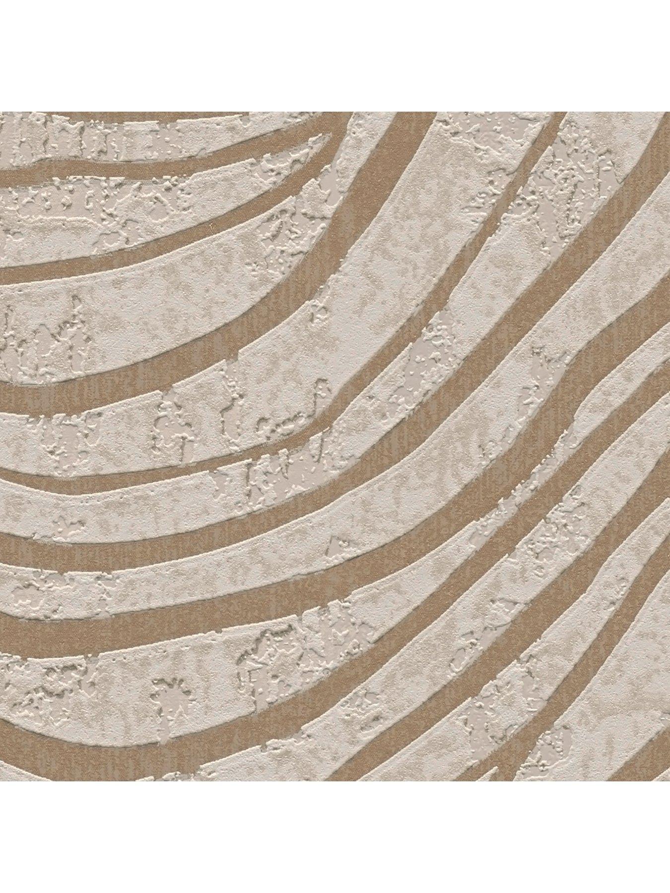 as-creation-fosil-waves-metallic-non-wovenoutfit