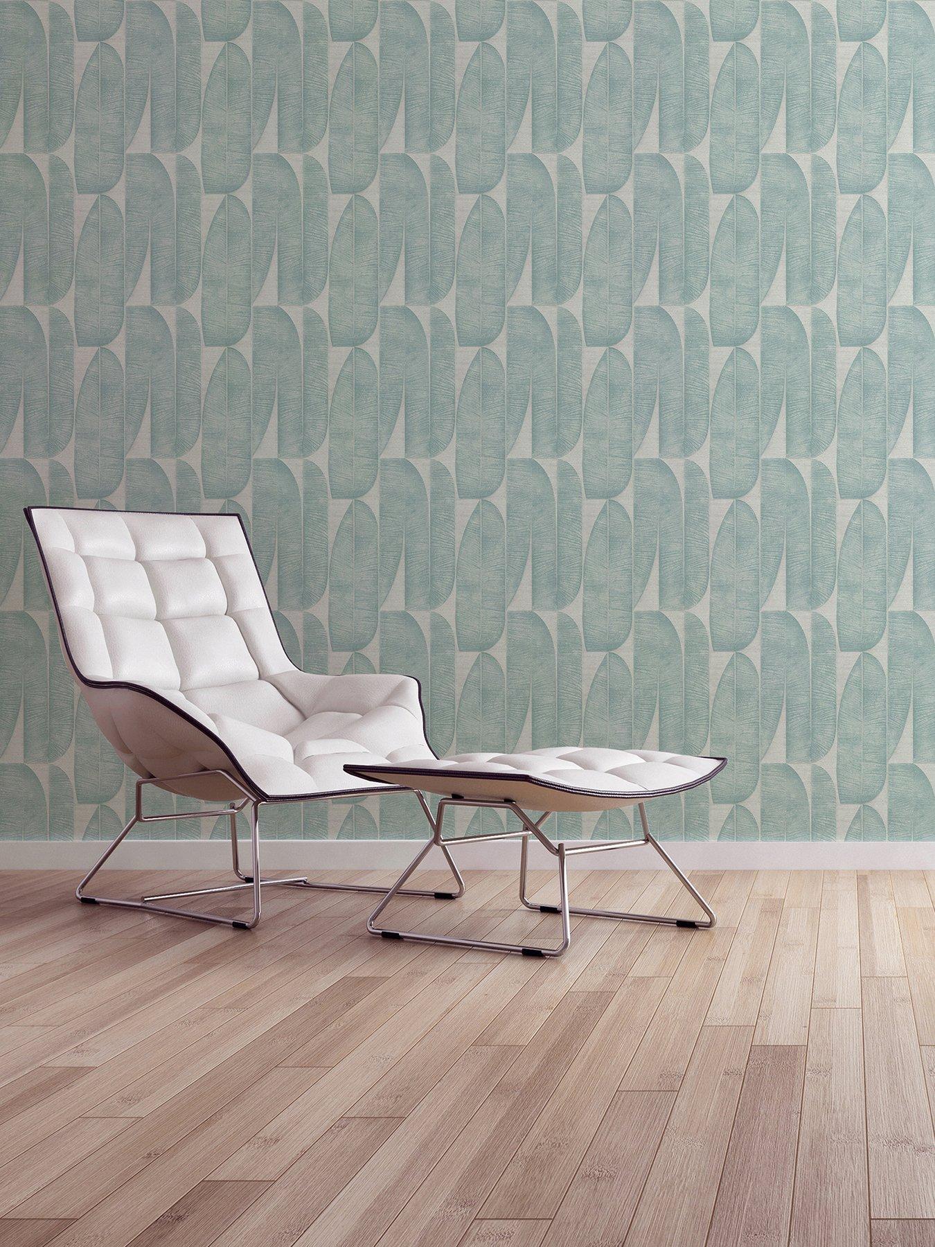 as-creation-life-leaf-blue-non-woven-wallpaperfront
