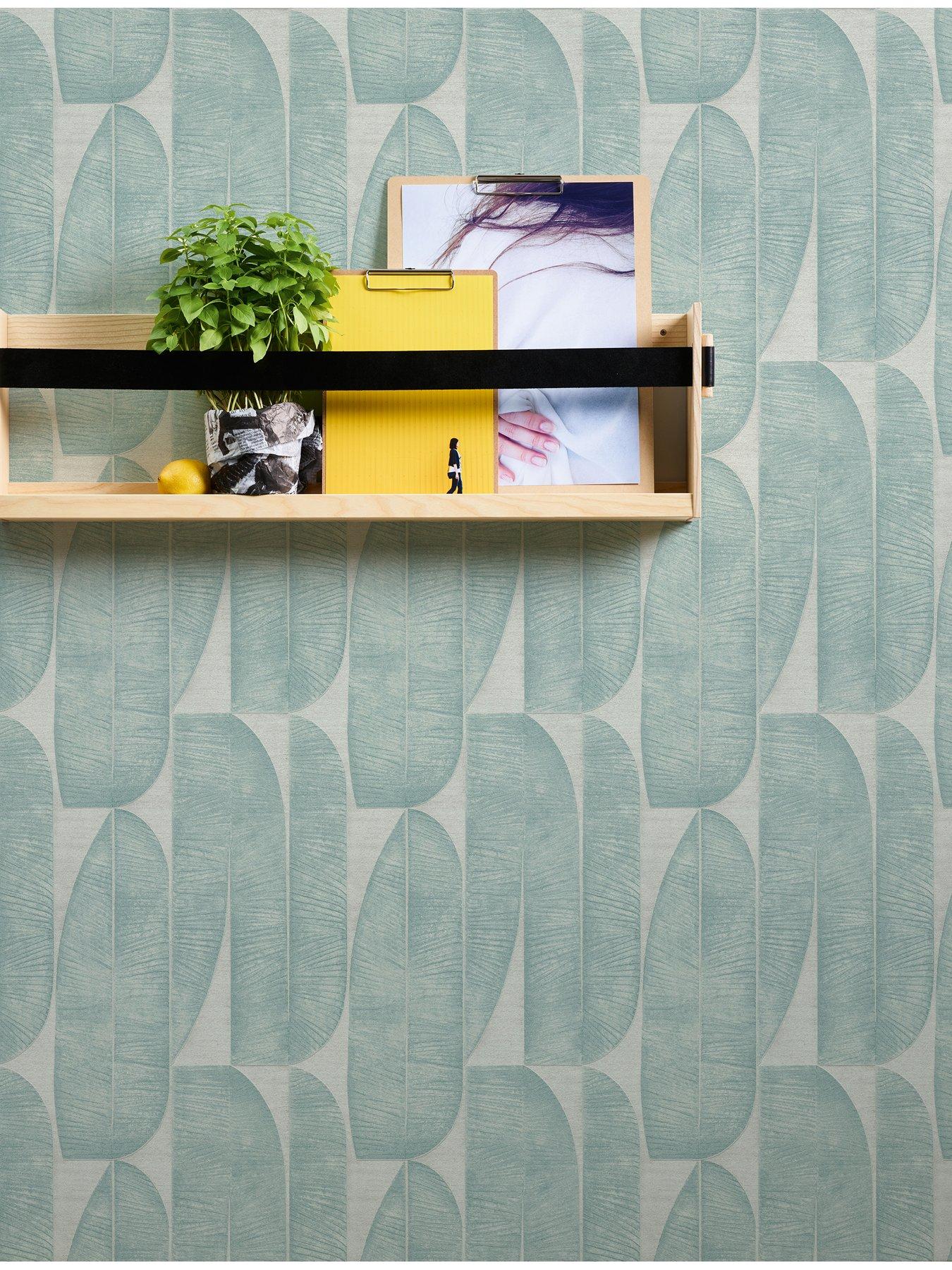 as-creation-life-leaf-blue-non-woven-wallpaperoutfit