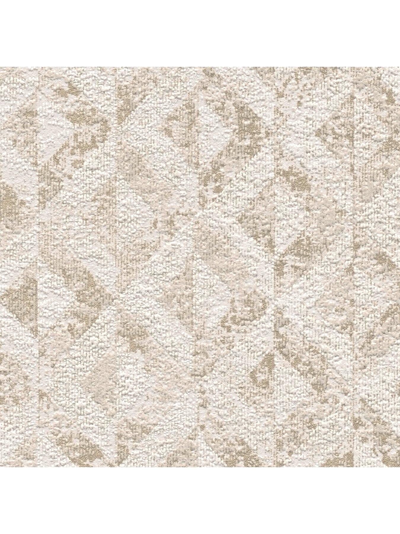 as-creation-block-print-beige-non-woven-wallpaperstillFront