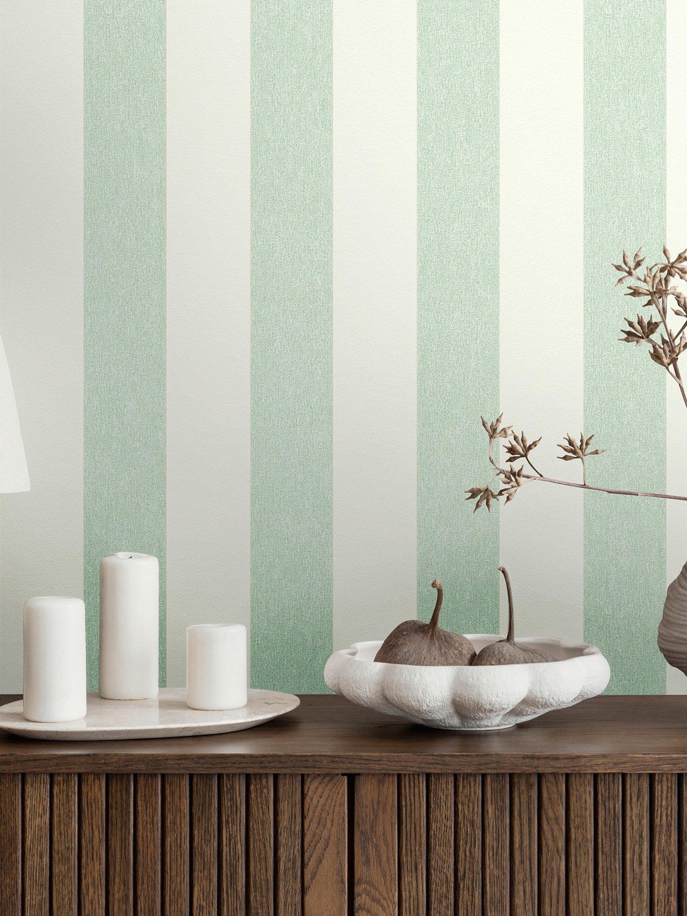 as-creation-green-stripe-non-woven-wallpaperoutfit