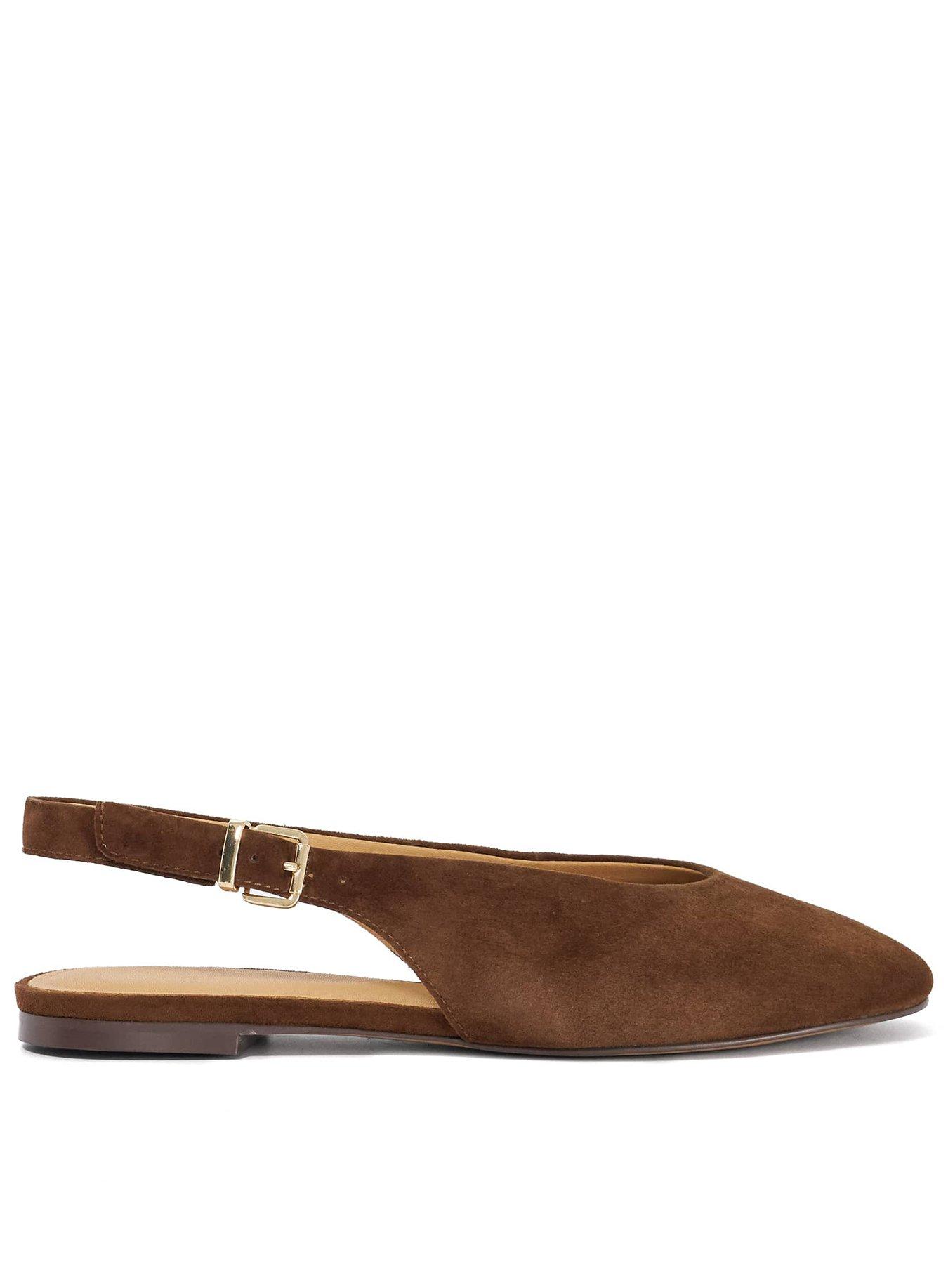 dune-london-honora-ballet-pumps-brownfront