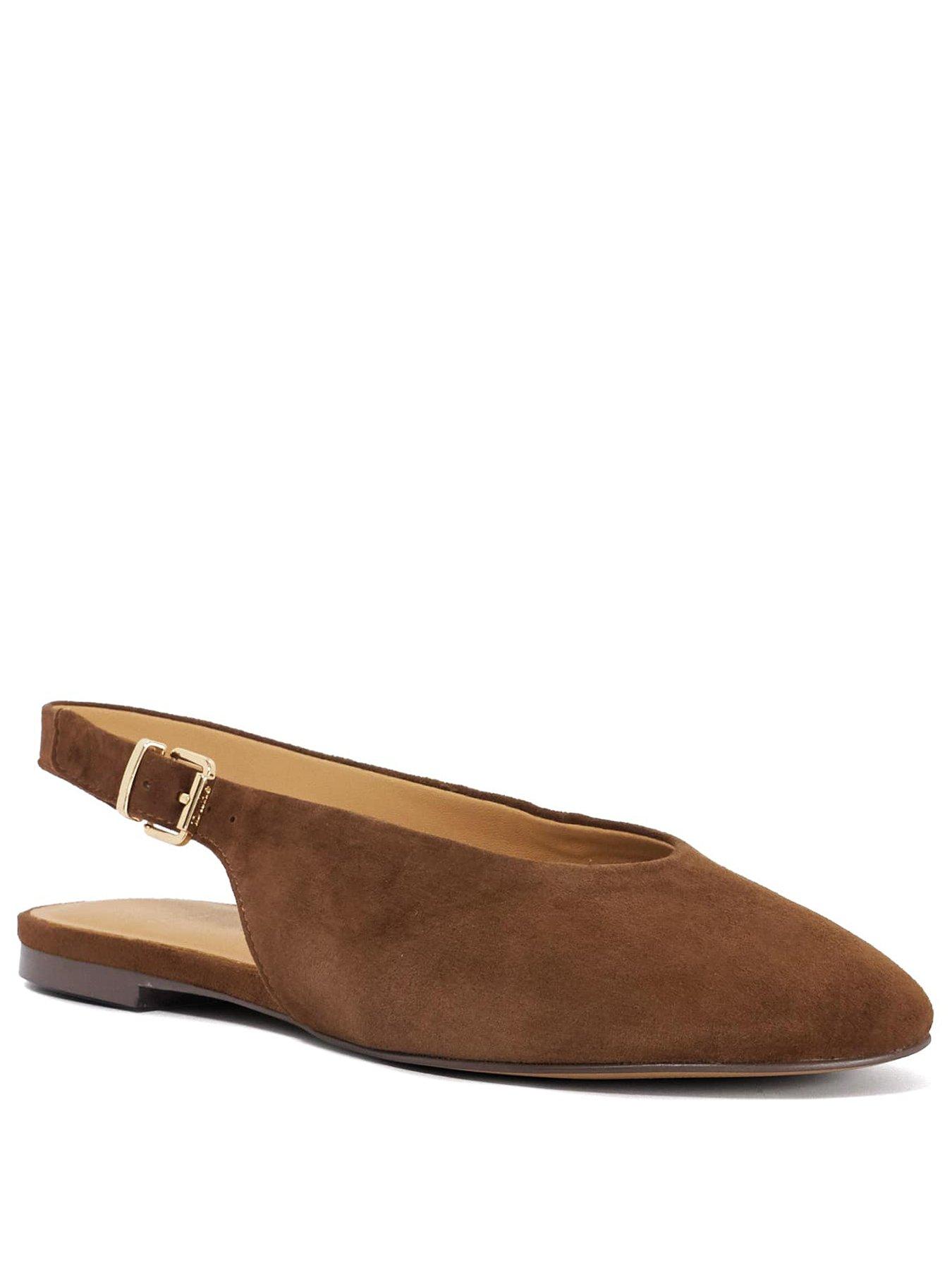 dune-london-honora-ballet-pumps-brownstillFront