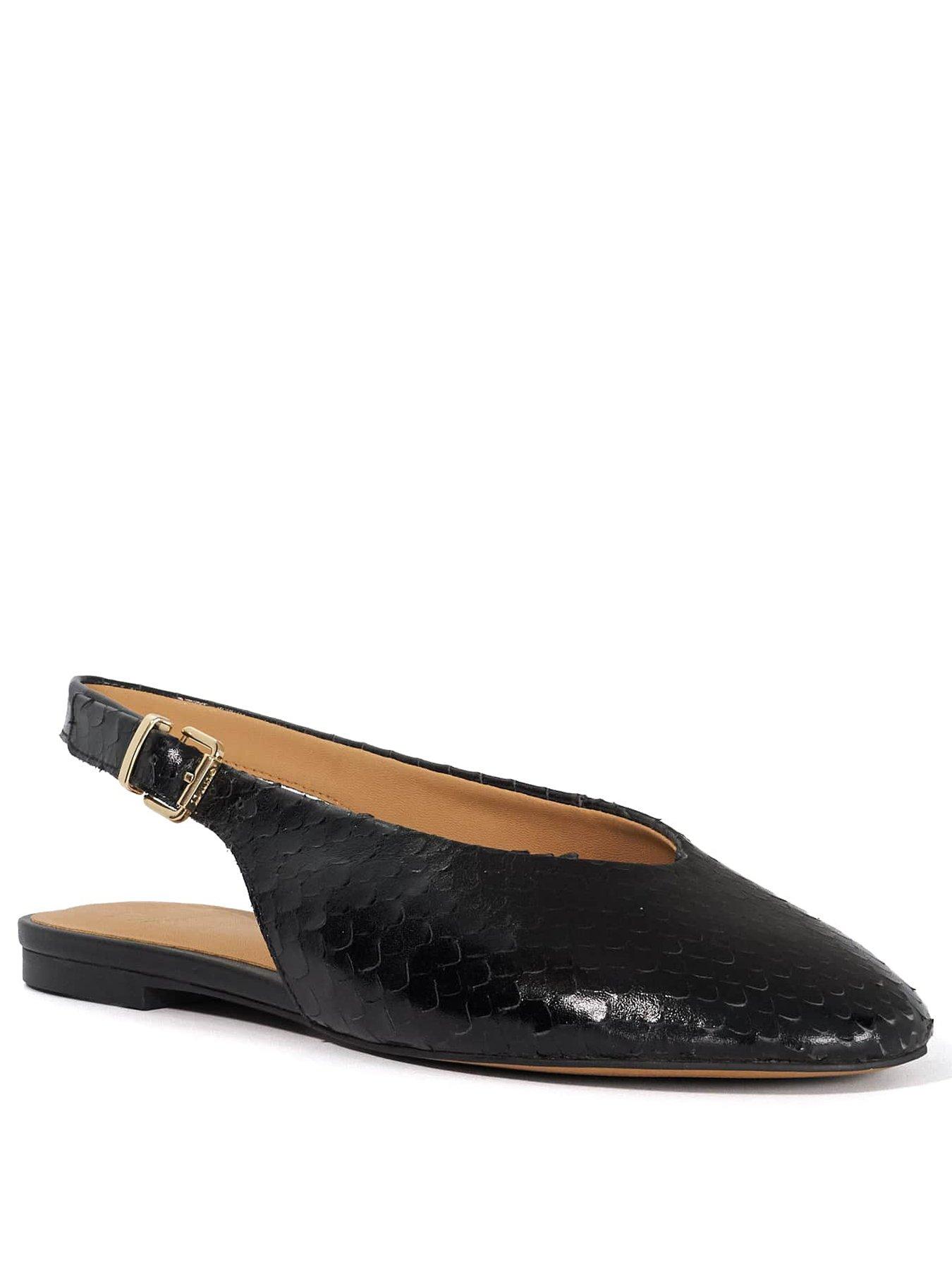 dune-london-honora-ballet-pumps-blackstillFront