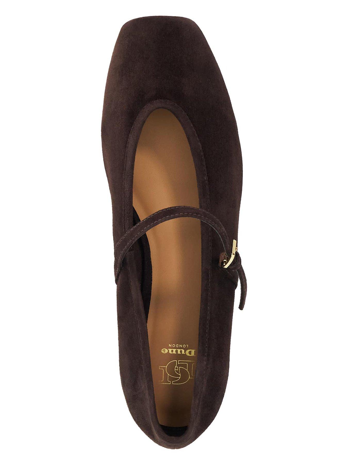 Image 4 of 6 of Dune London Heartthrob Ballet Pumps - Brown