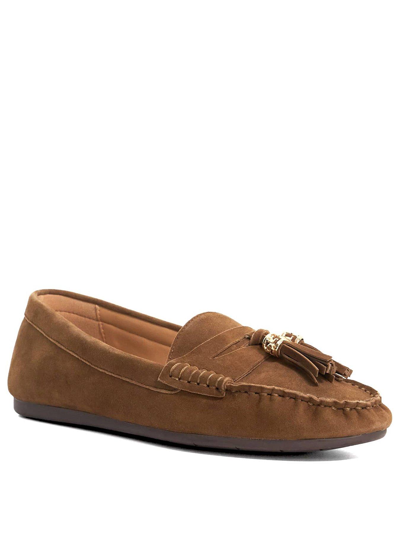 dune-london-geen-loafers-brownstillFront