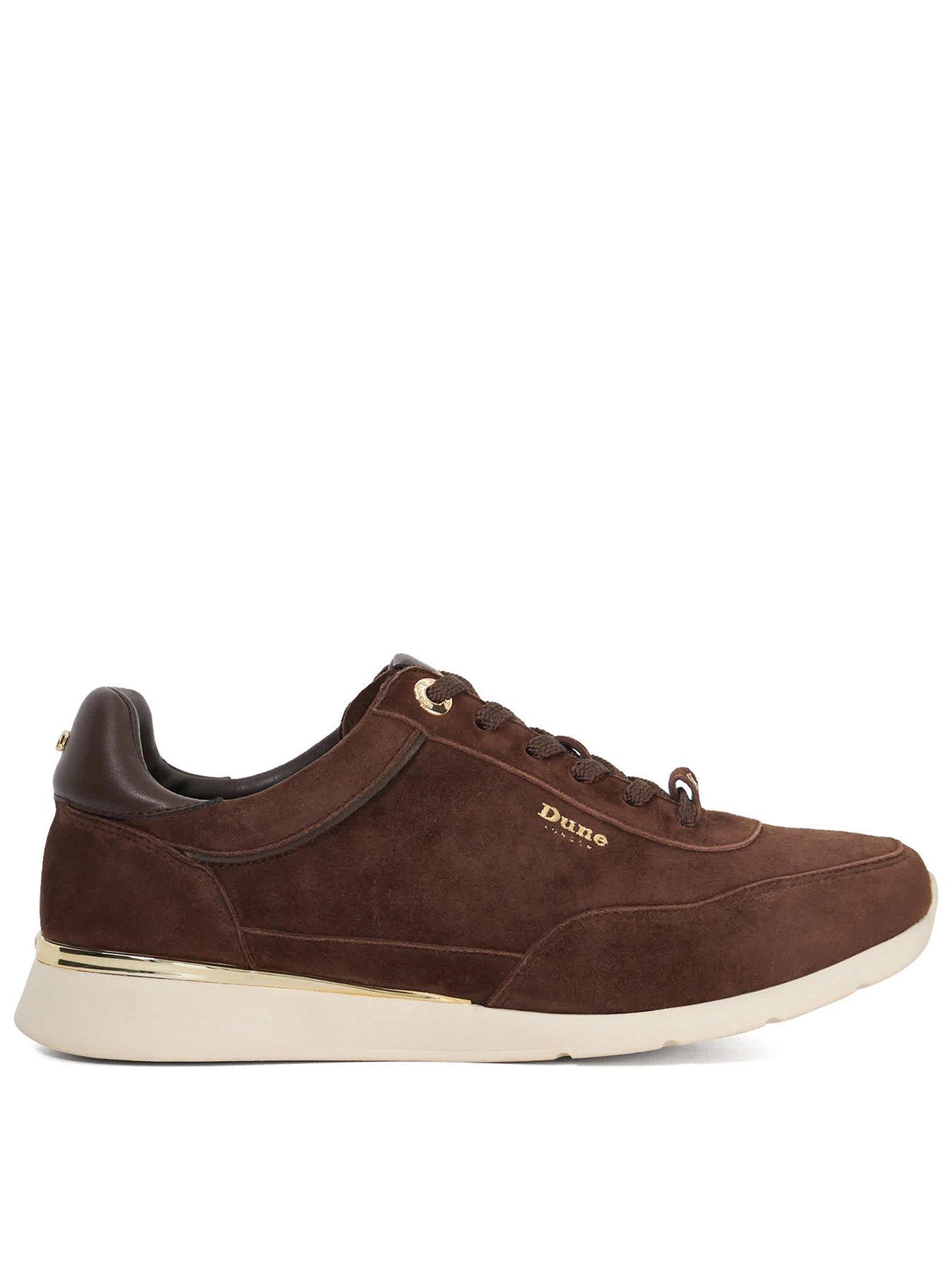 dune-london-entitle-trainers-brownfront