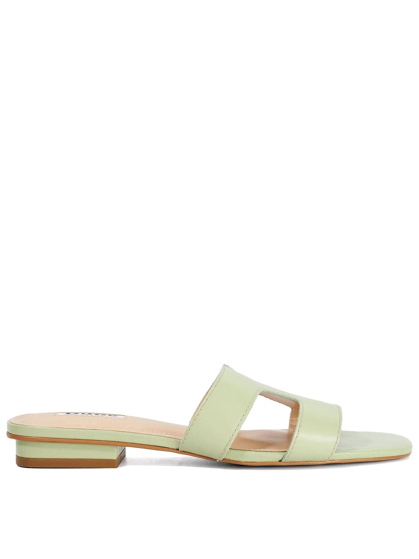dune-london-loupe-flat-sandals-sagefront