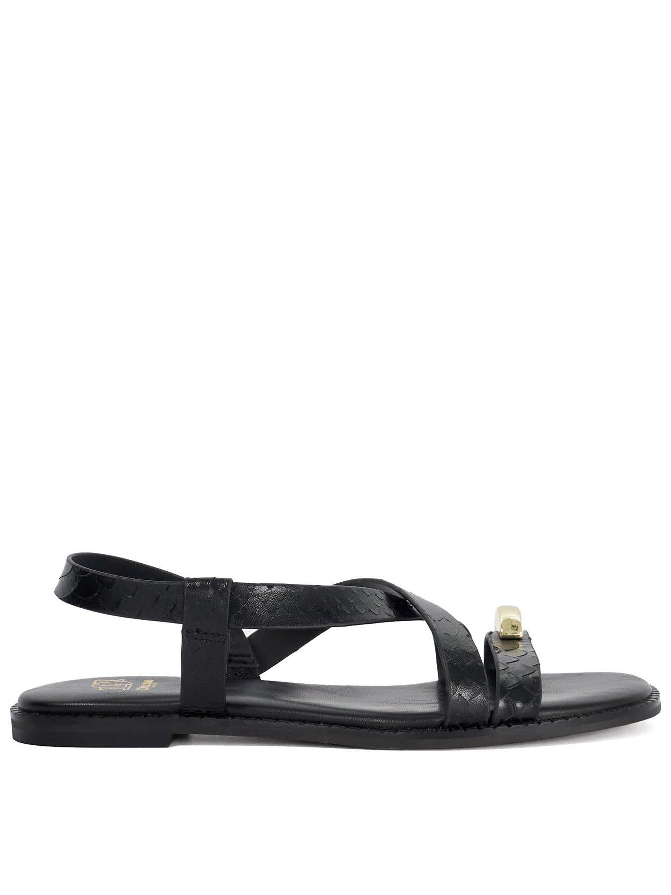 Dune London Lite Casual Sandals - Black