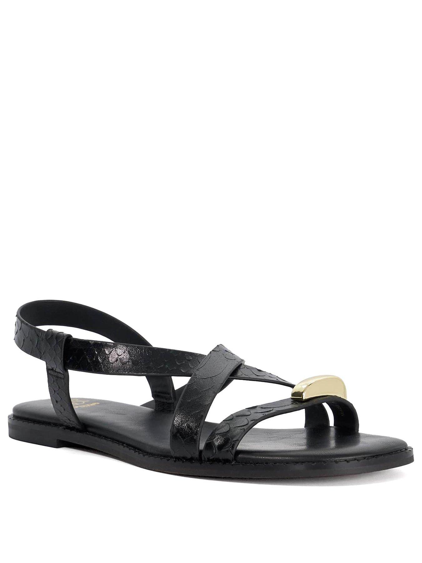 dune-london-lite-casual-sandals-blackstillFront