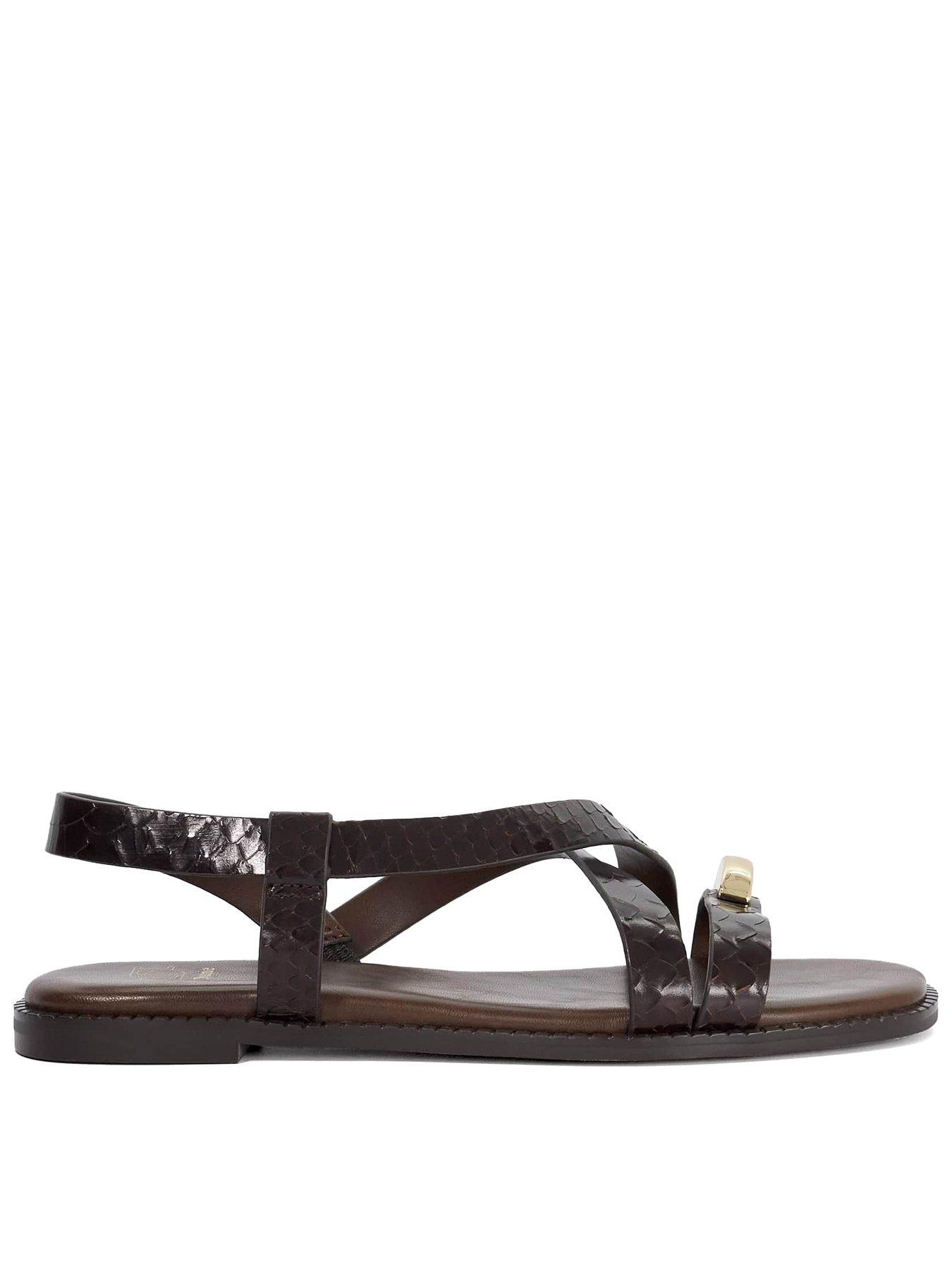 Dune London Lite Casual Sandals - Brown