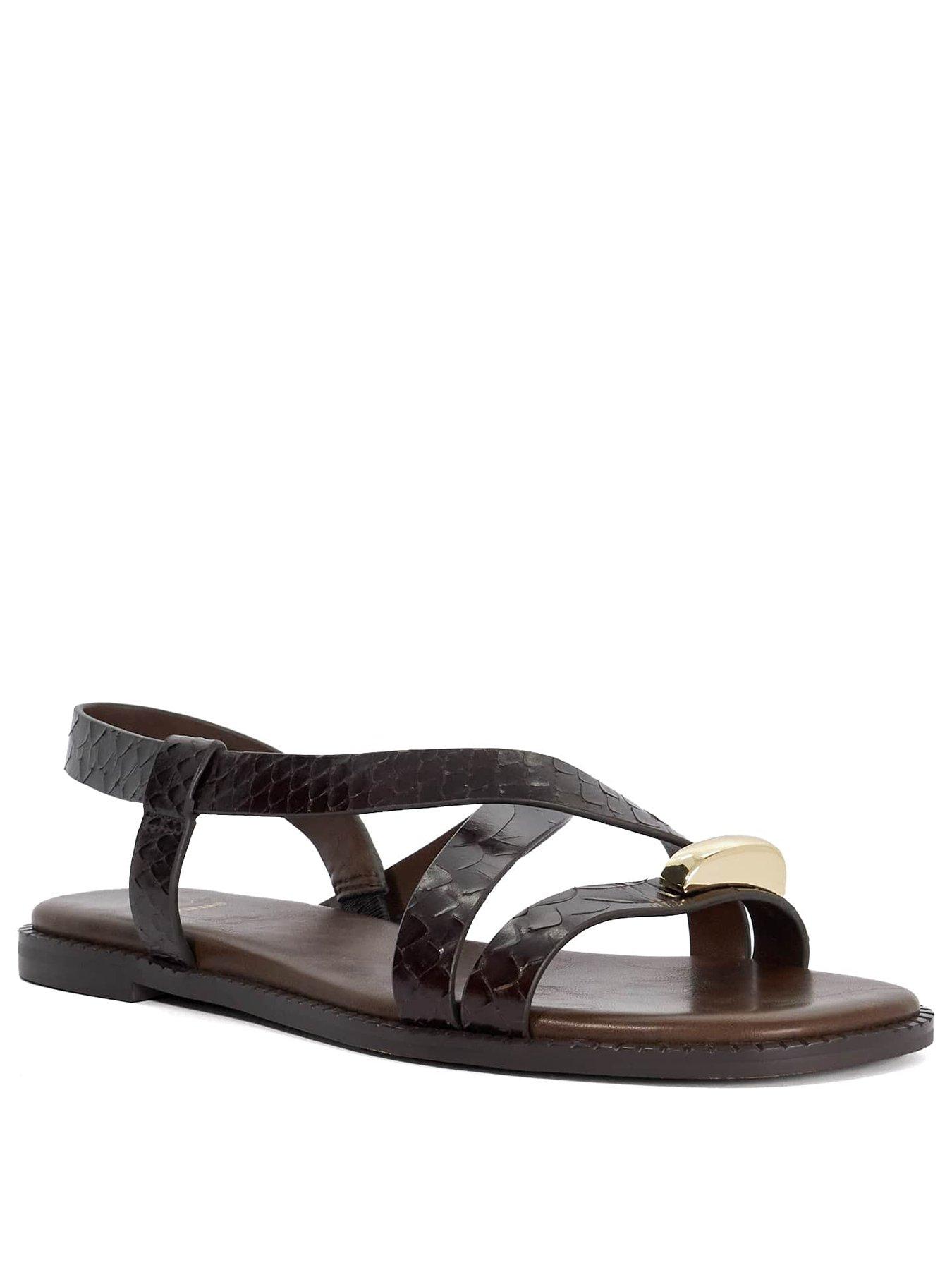 dune-london-lite-casual-sandals-brownstillFront