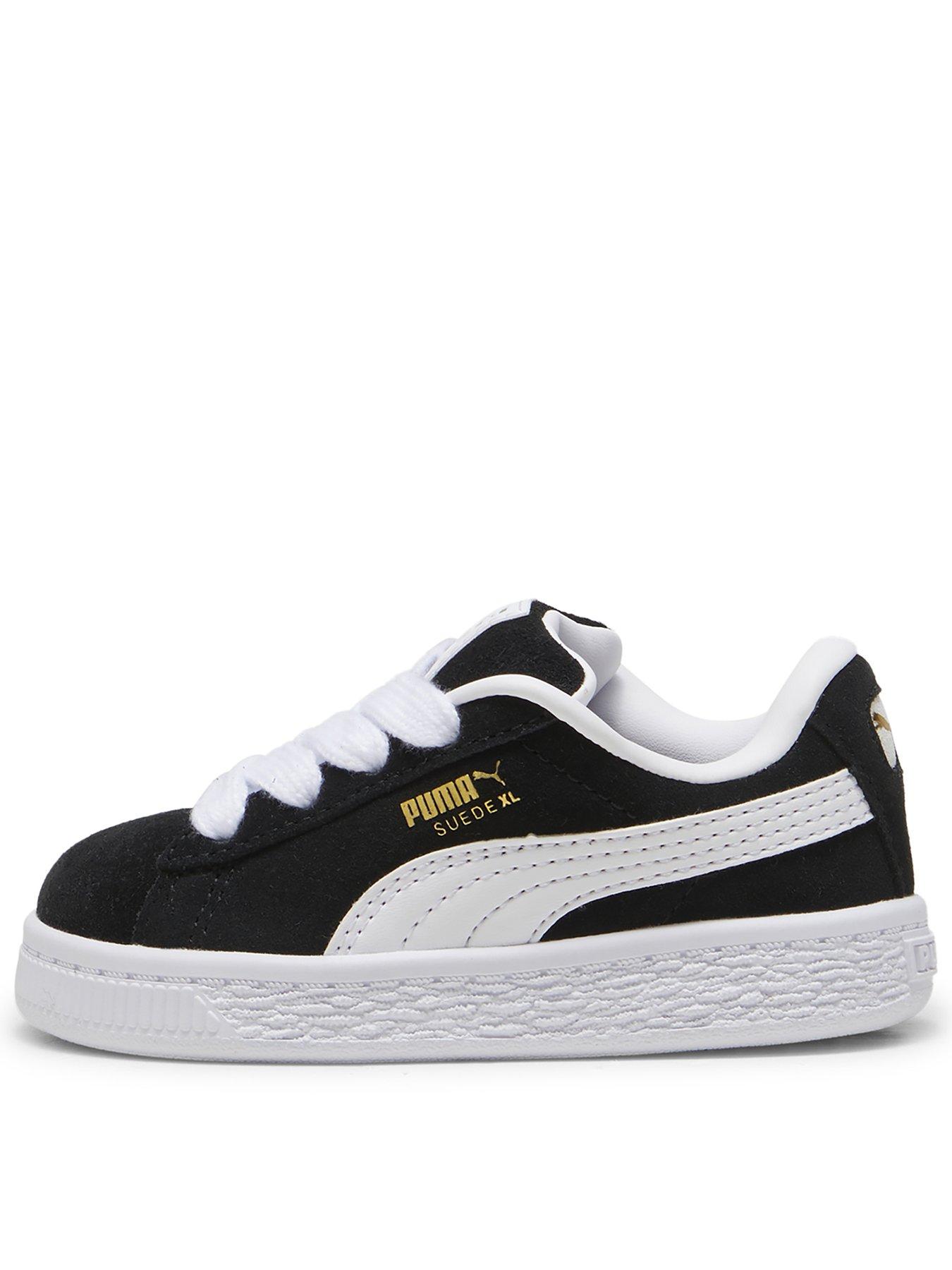 Image 1 of 4 of Puma Infants Suede XL AC Trainers - Black