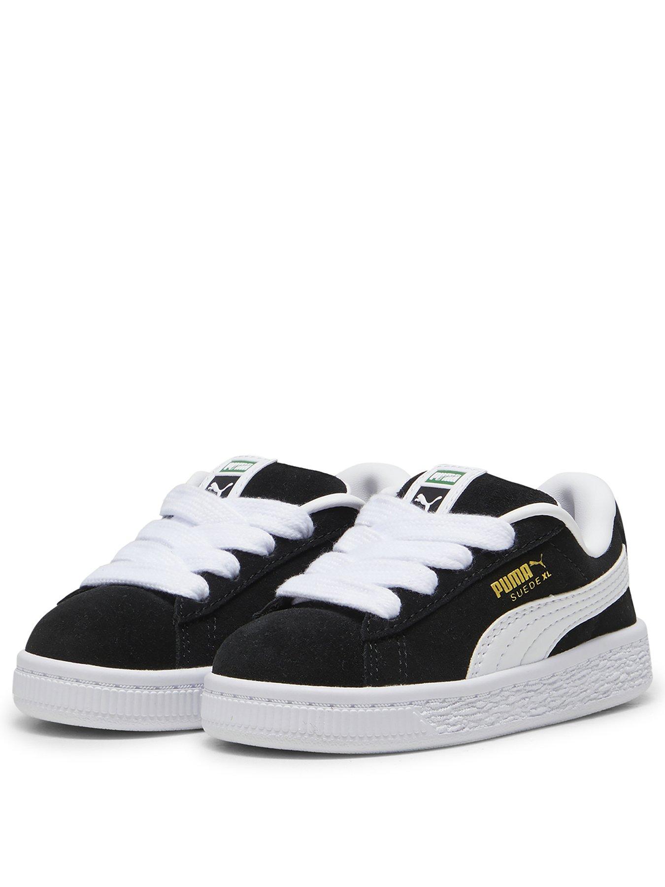 Image 2 of 4 of Puma Infants Suede XL AC Trainers - Black