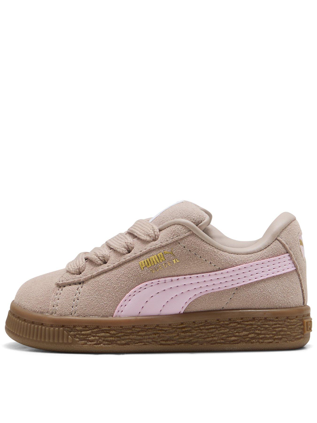 Image 1 of 6 of Puma Infants Suede Xl Ac - Pink