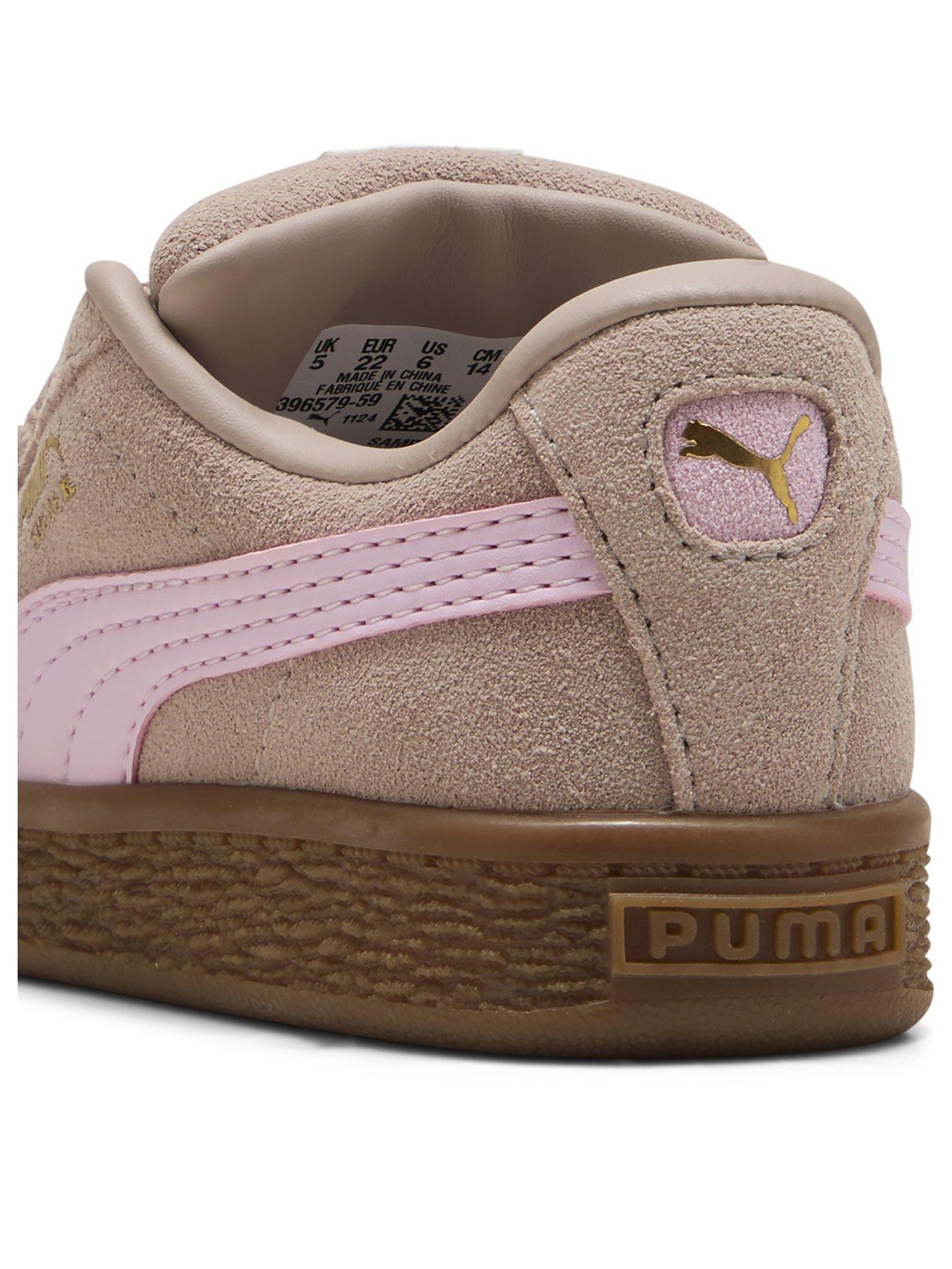 Image 3 of 6 of Puma Infants Suede Xl Ac - Pink
