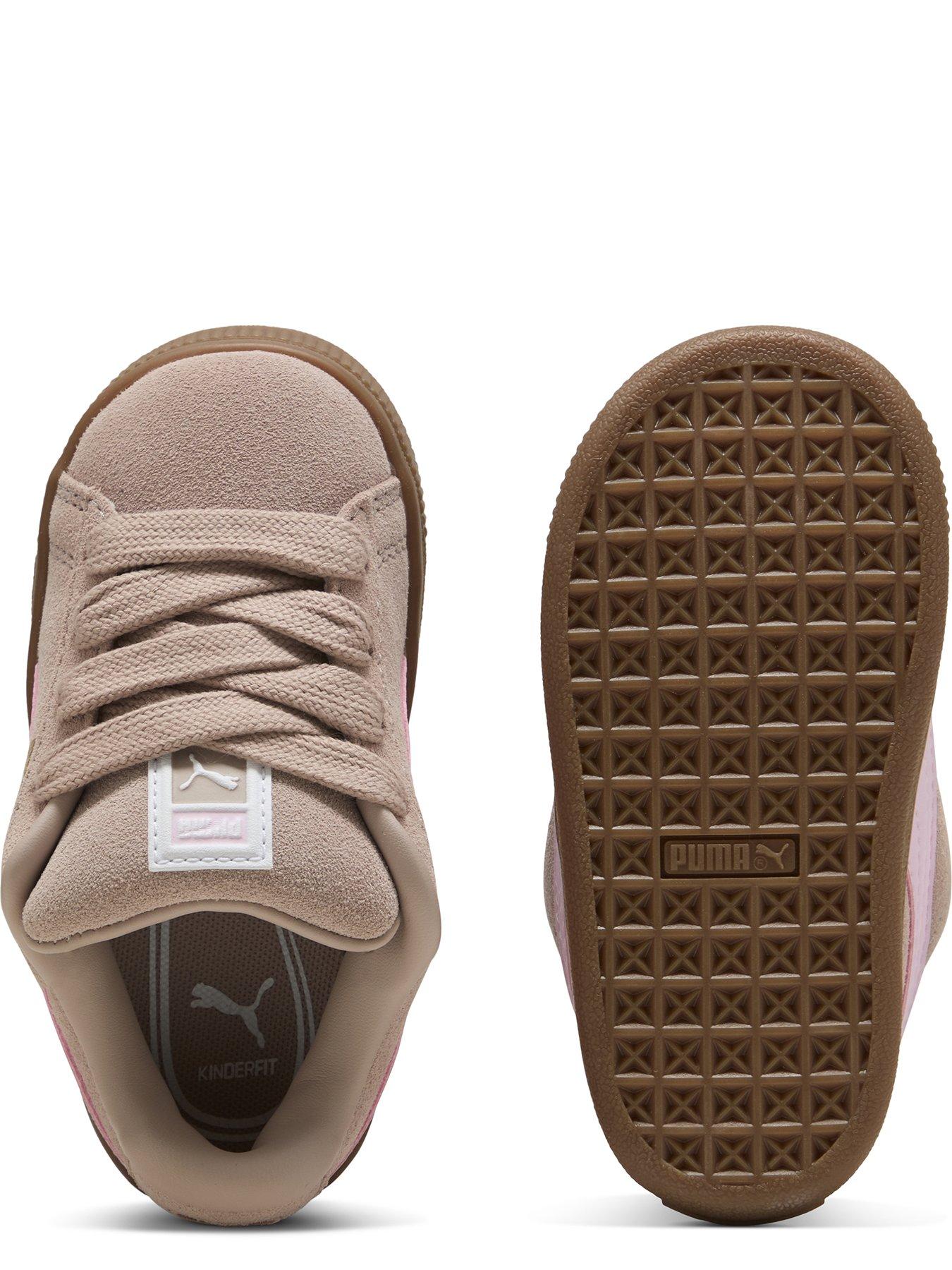 Image 4 of 6 of Puma Infants Suede Xl Ac - Pink