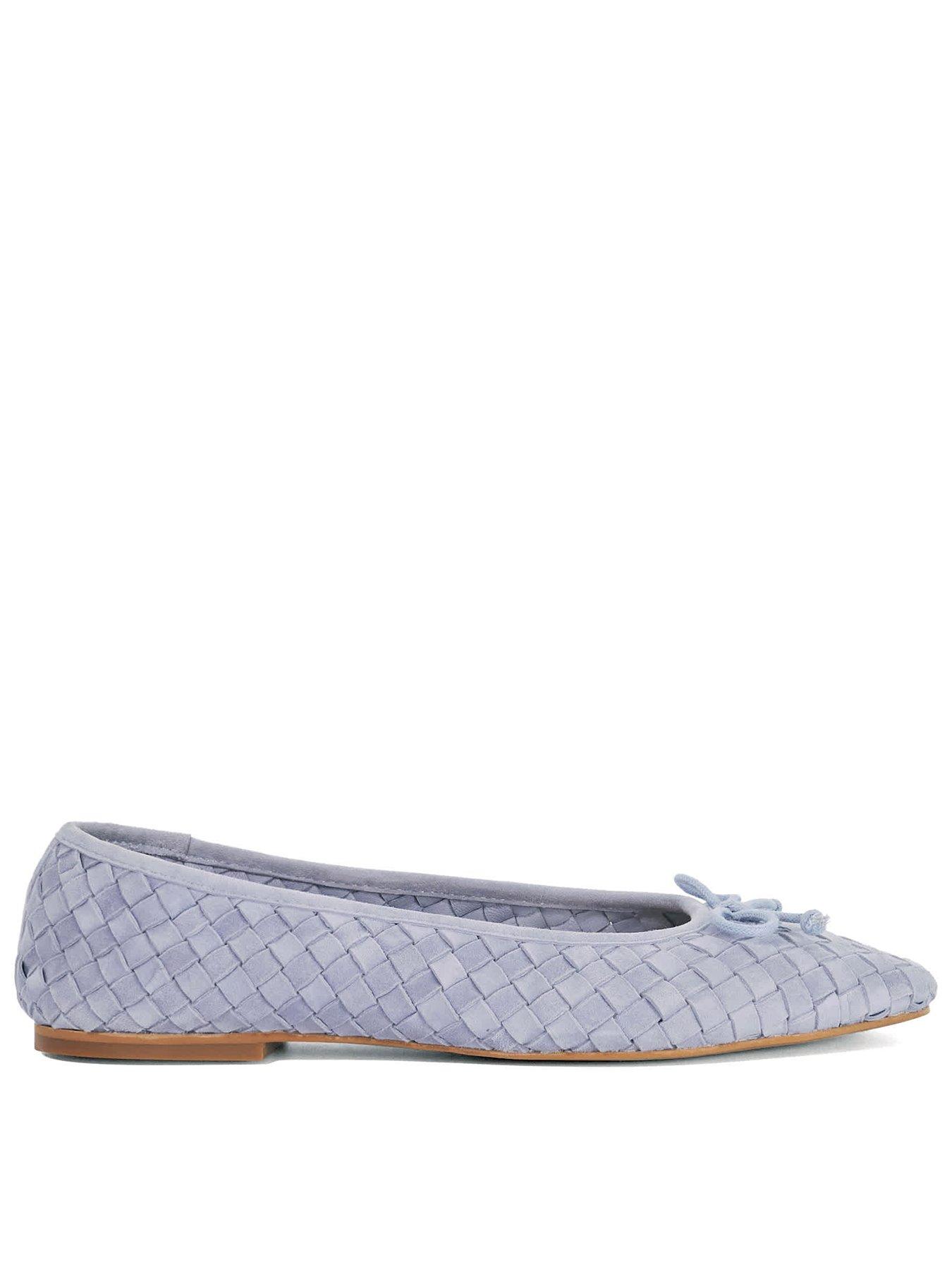 dune-london-heat-ballet-pumps-bluefront