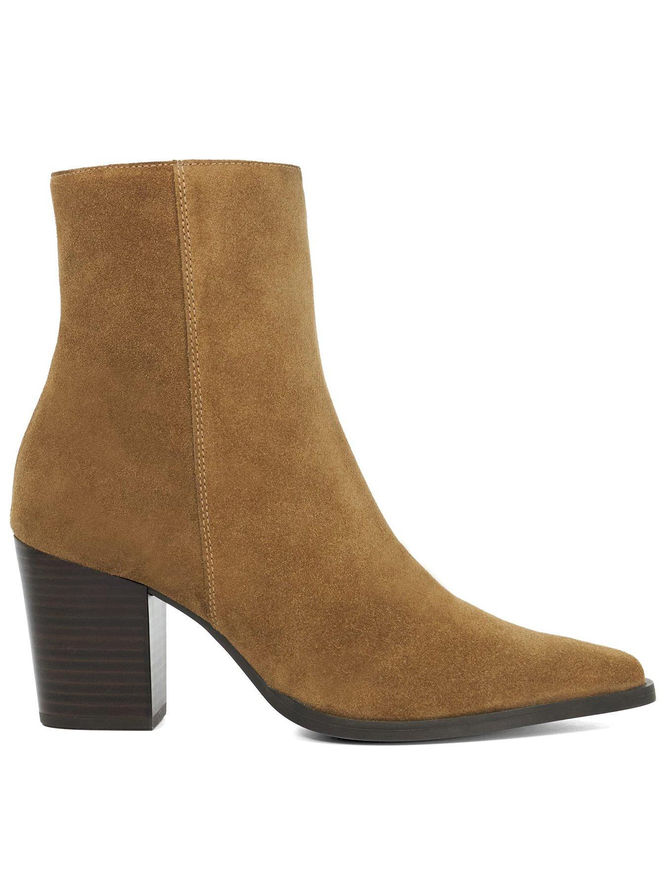 Dune London Paxten Ankle Boots - Sand