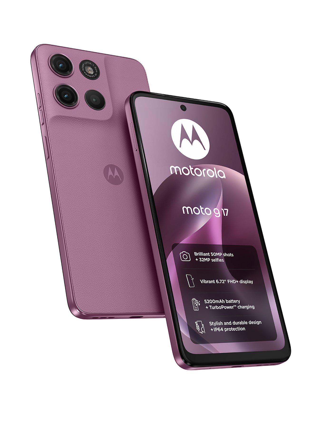 Motorola G17 - 128GB, PANTONE Alaskan Blue