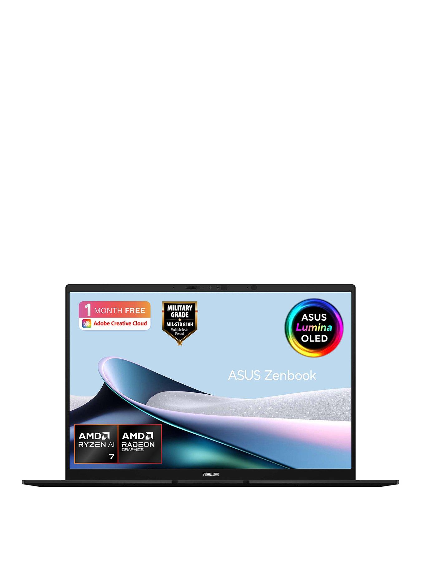 Asus Zenbook 14 - Copilot+ PC - 14in OLED - AMD Ryzen AI 5 - 16GB RAM - 1TB - Black