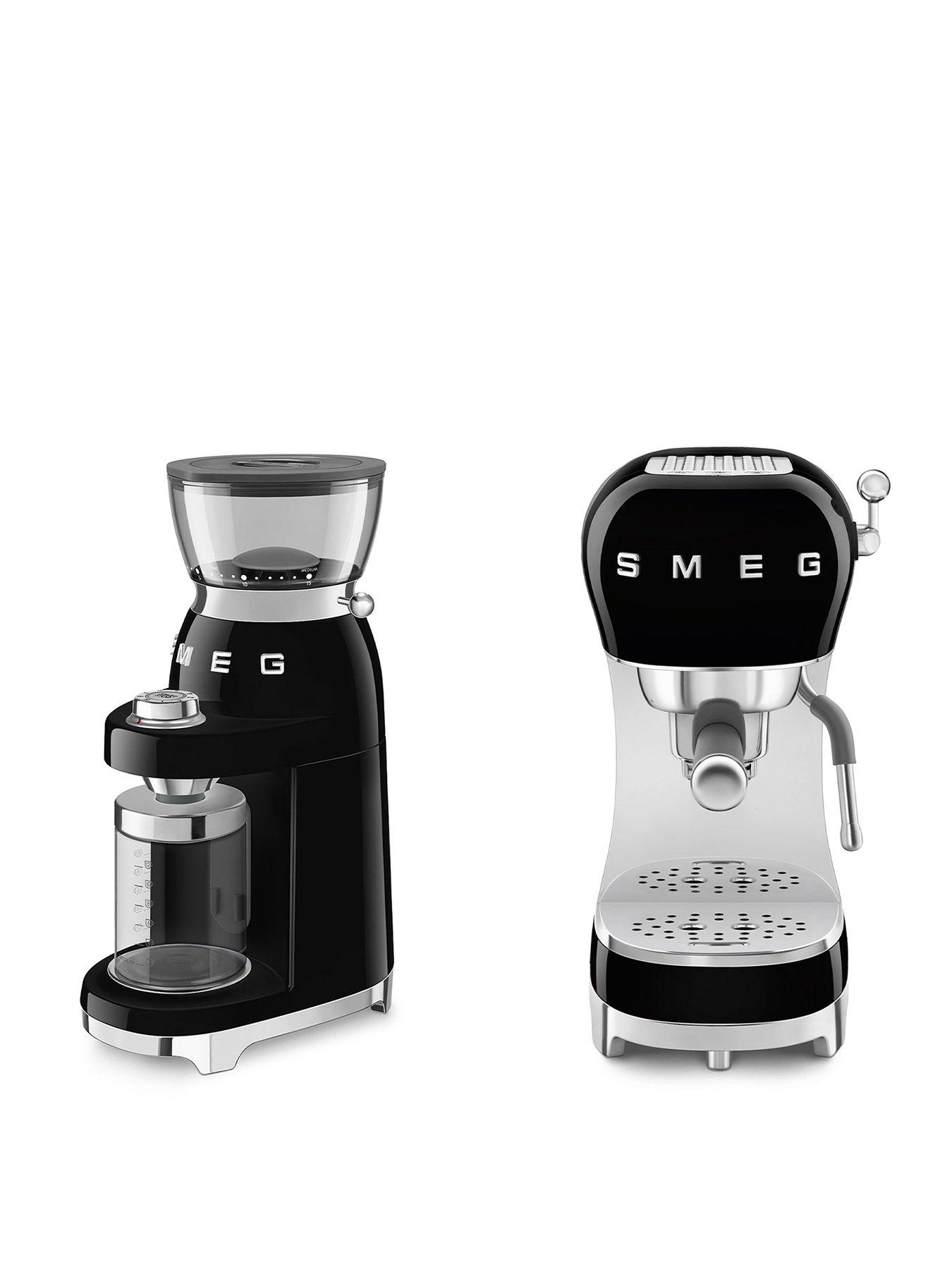 smeg-50s-style-espresso-coffee-machine-electric-coffee-grinder-blackfront