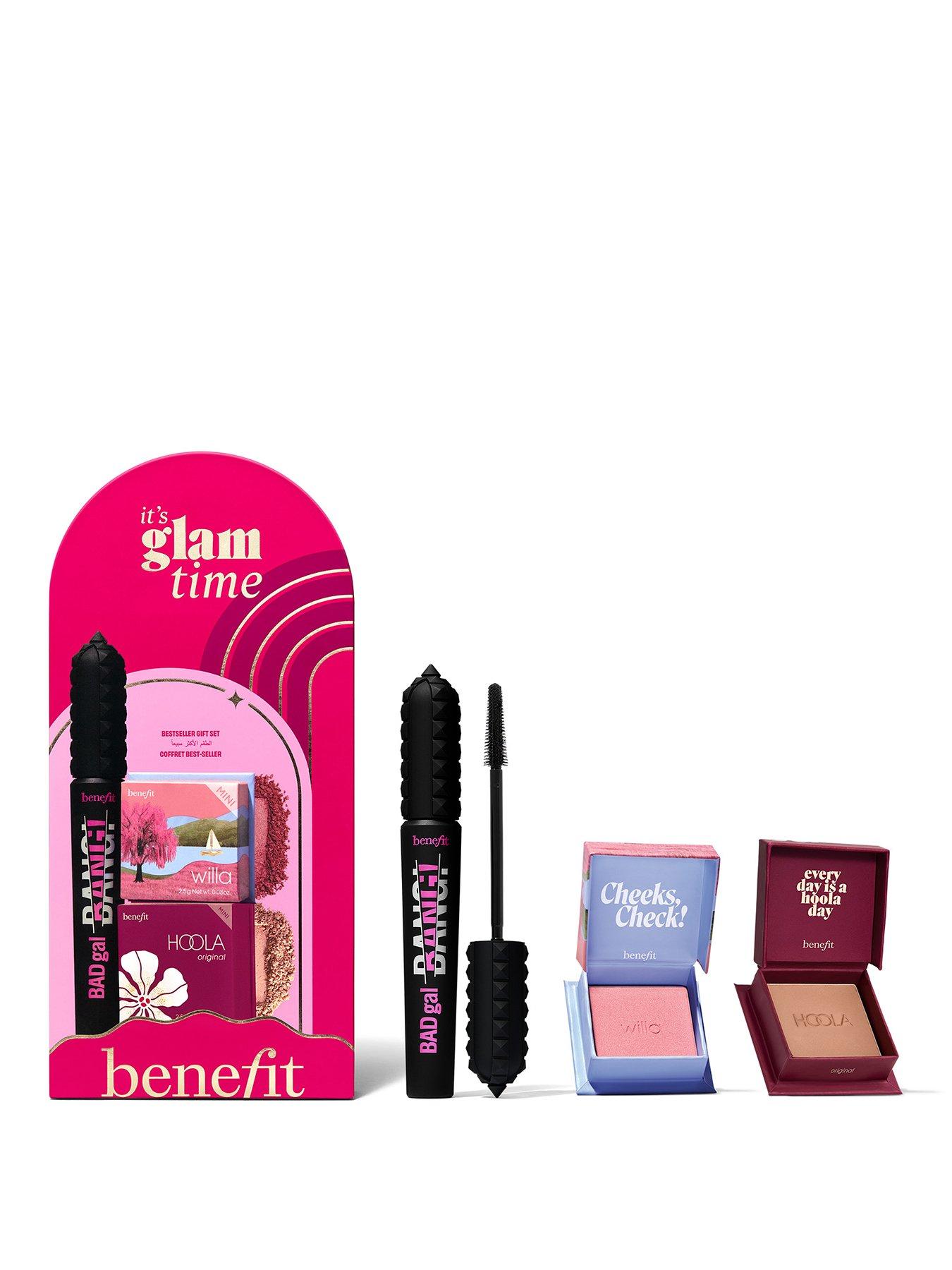 Image 1 of 7 of Benefit It's Glam Time Full-size Mascara and Mini Blush and Bronzer Gift Set Worth &pound;60.50