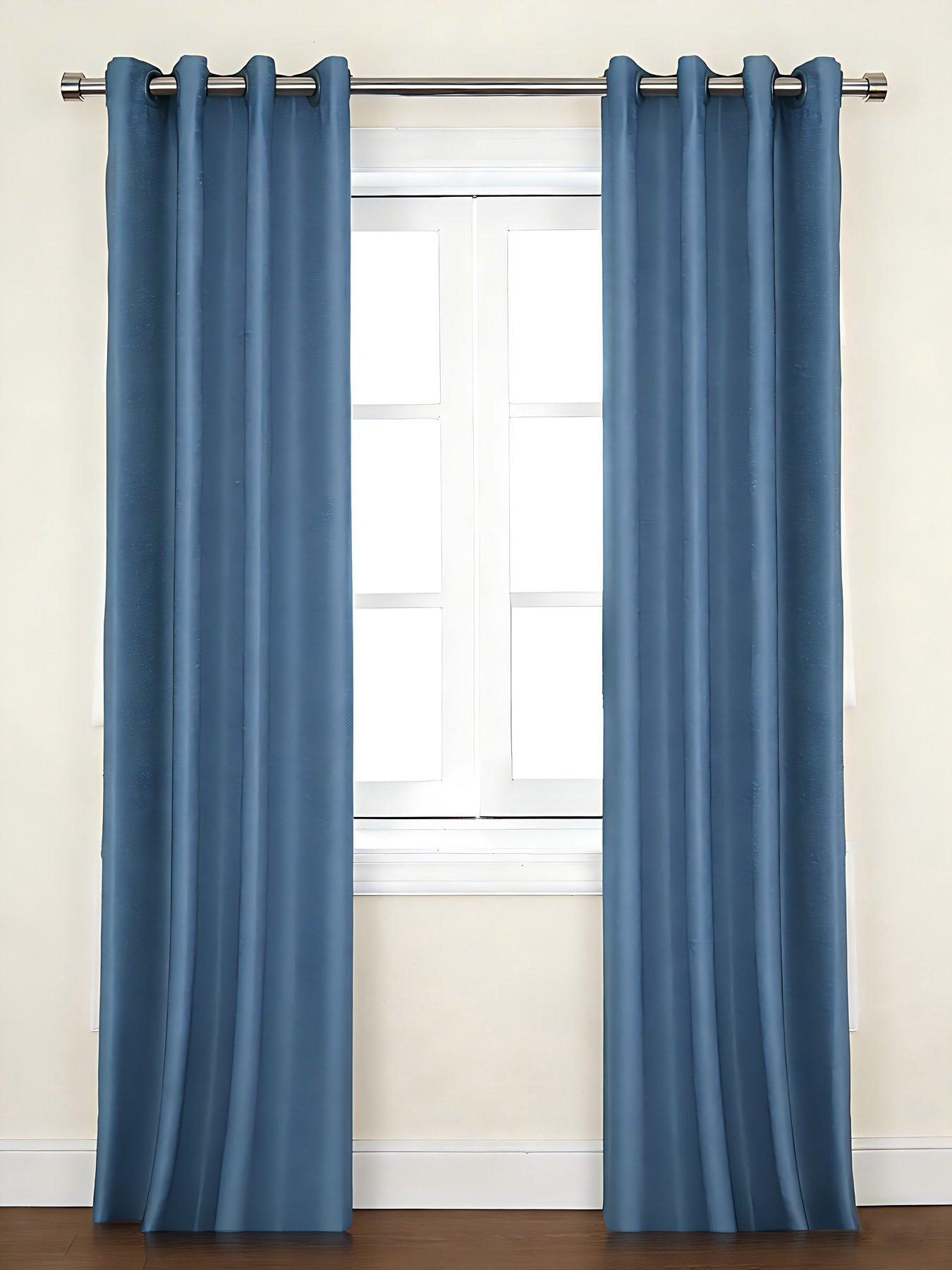 The Very Collection 35mm Stud Curtain Pole Set 1.2m
