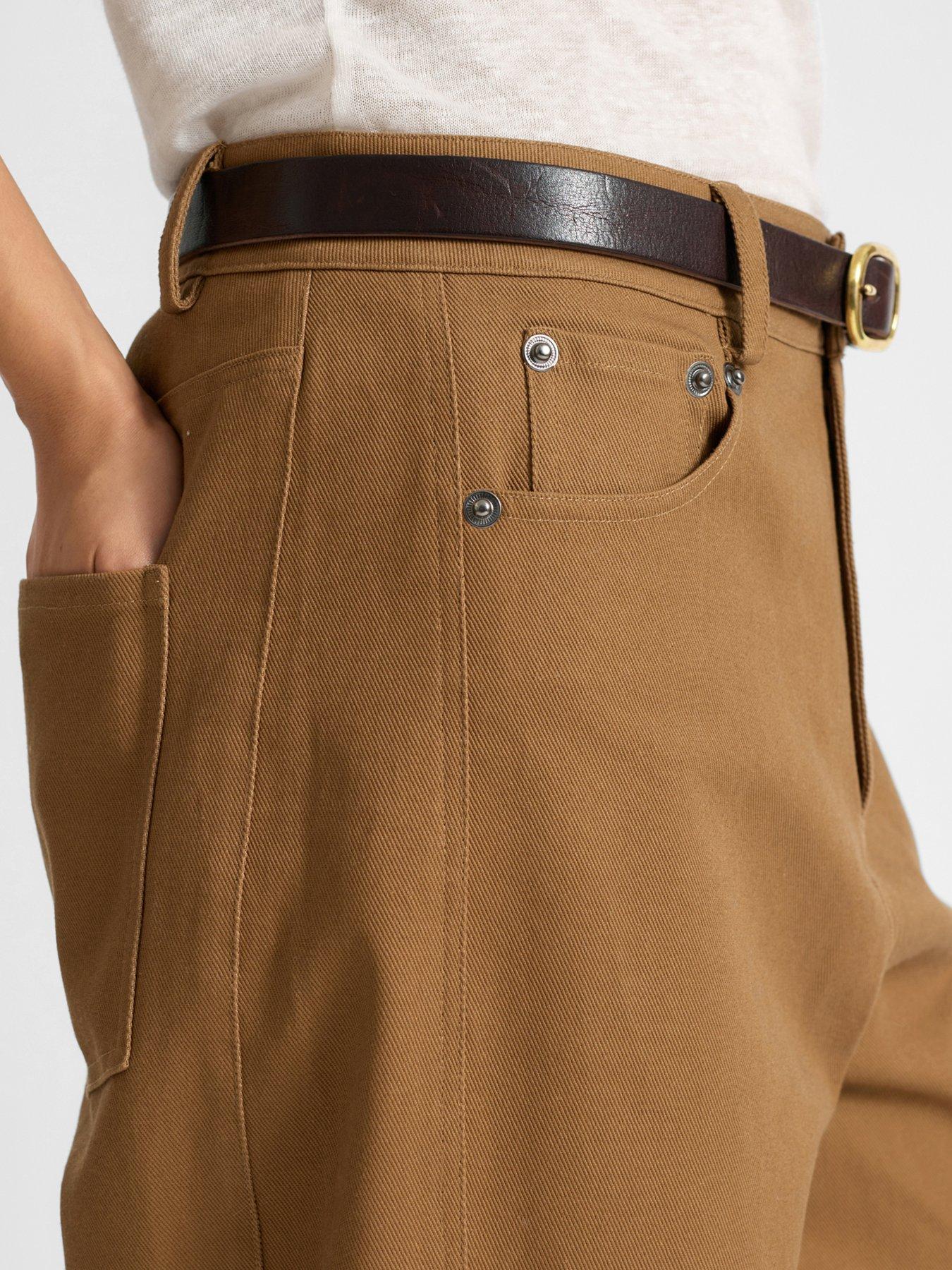 Image 3 of 5 of Albaray Cotton Barrel Trousers