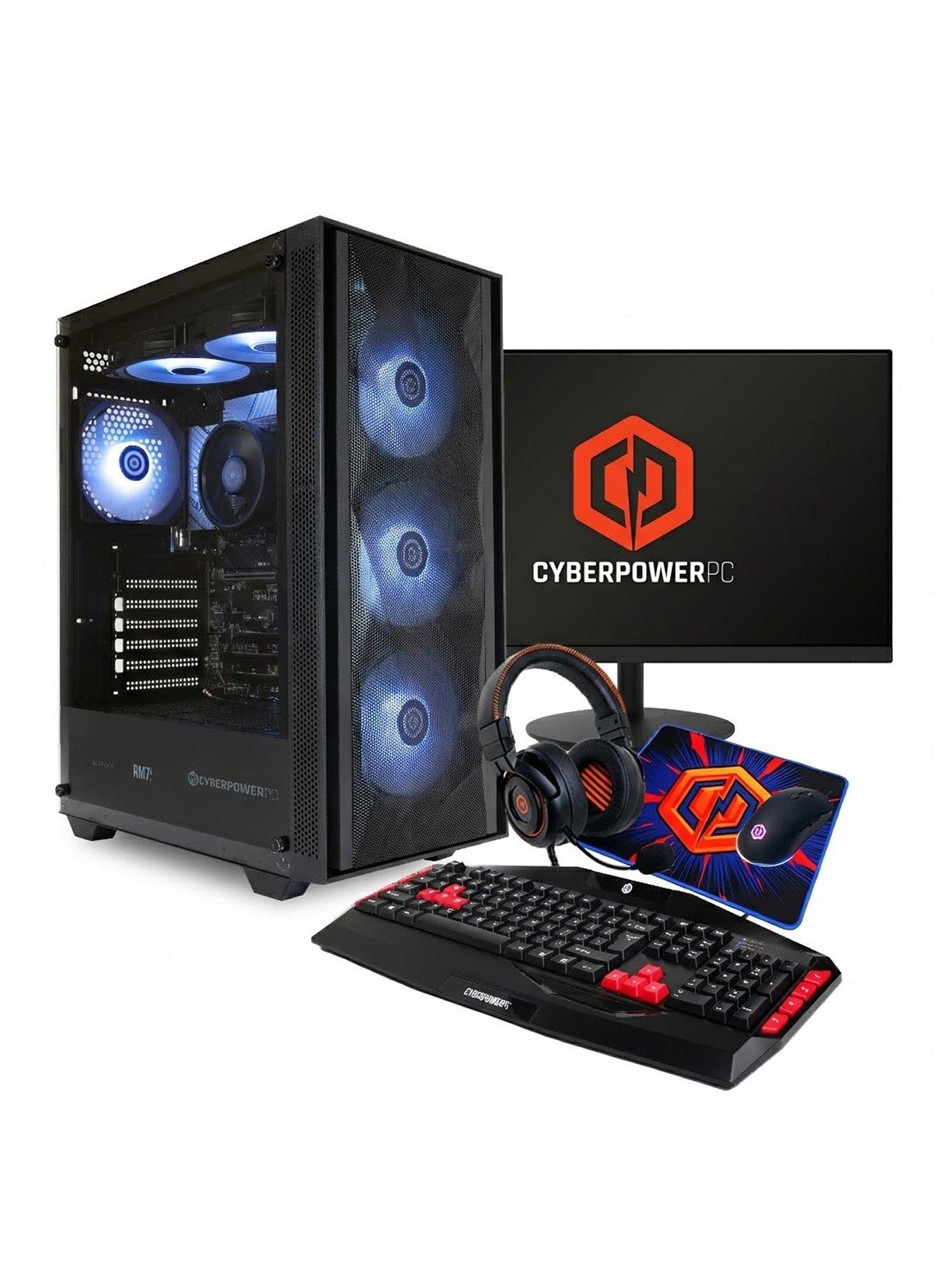 CyberPower PC AMD Ryzen 5 8500G, 16GB RAM, 1TB SSD Gaming Desktop Bundle