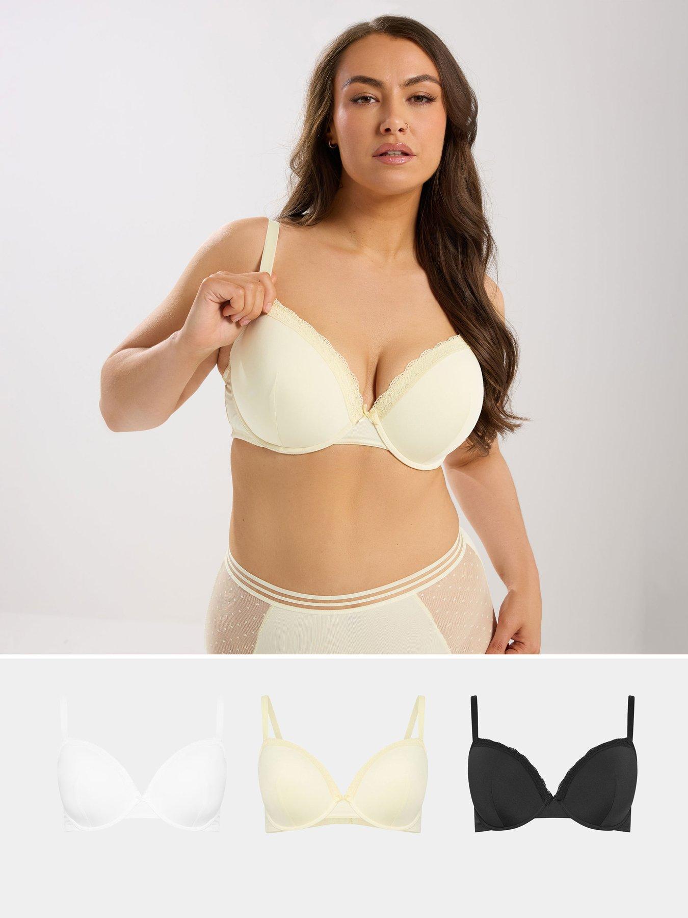yours-curve-3-pack-pack-t-shirt-bra-black