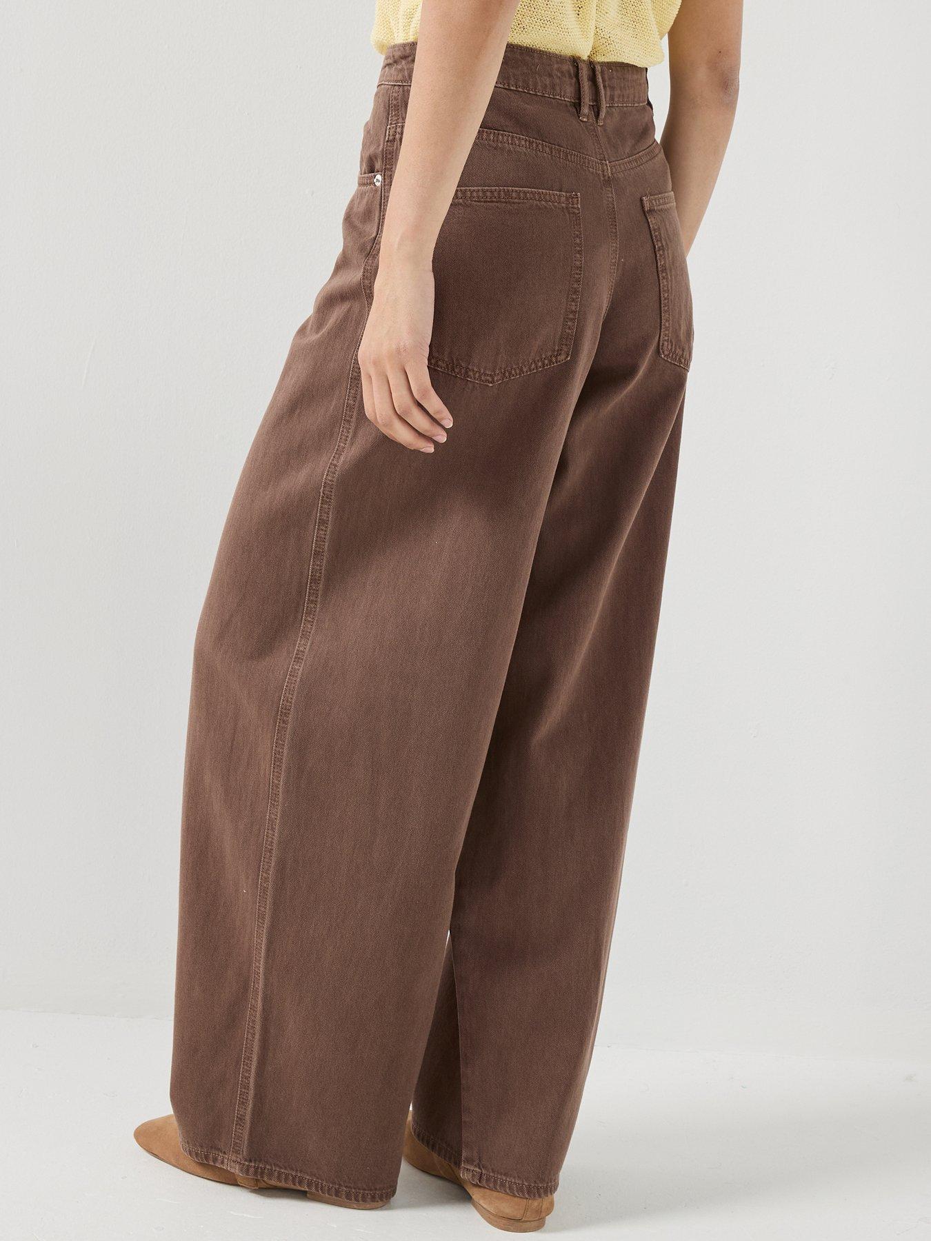 Image 2 of 5 of Only Onltaylor-Silla Barrel Pants - Brown