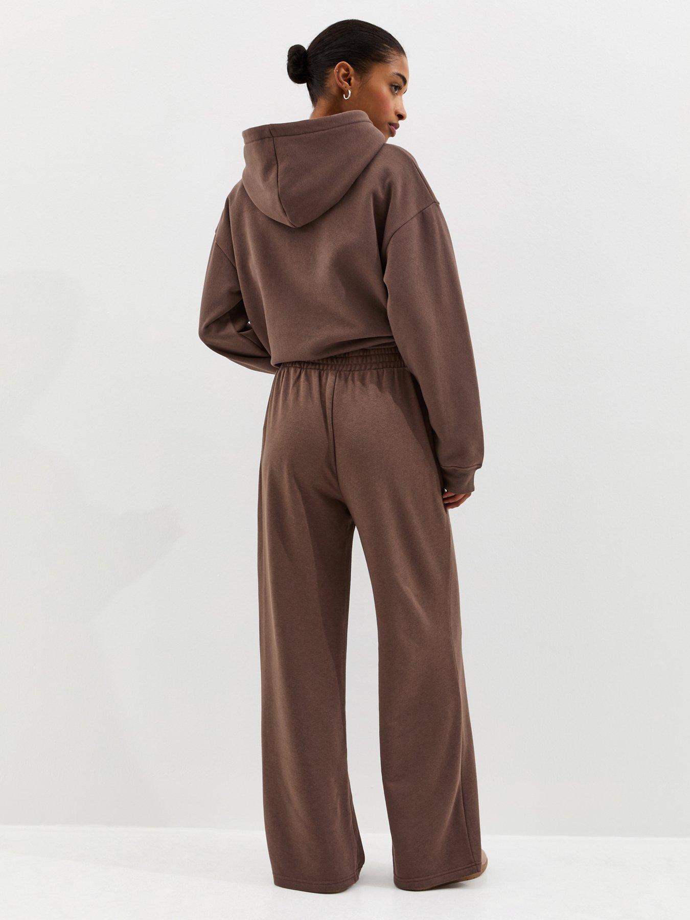 new-look-wide-leg-joggers-dark-brownstillFront