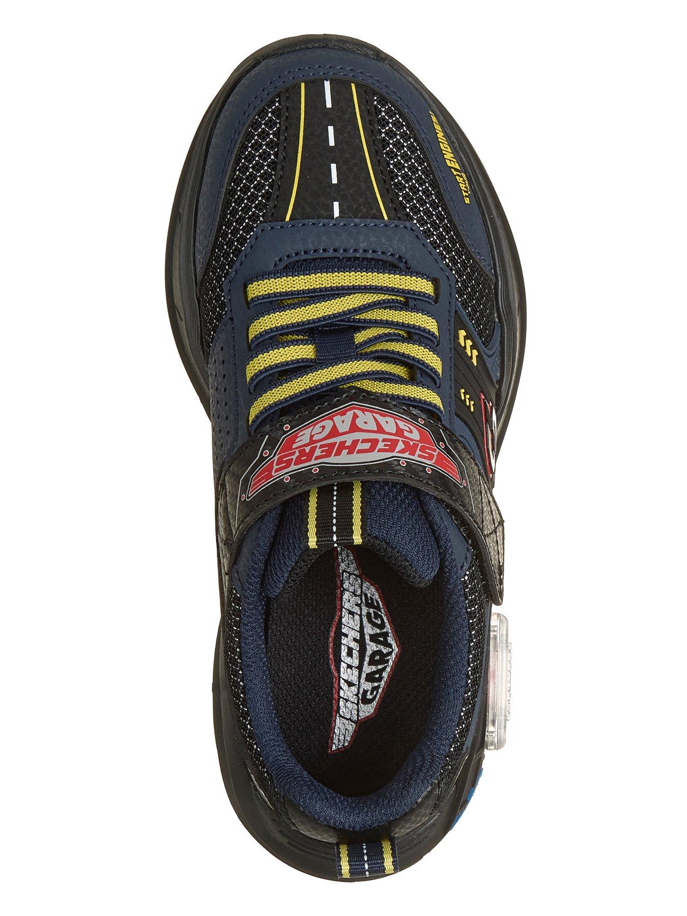 Image 3 of 7 of Skechers Junior Garage Graphic Sports Trainers - Black