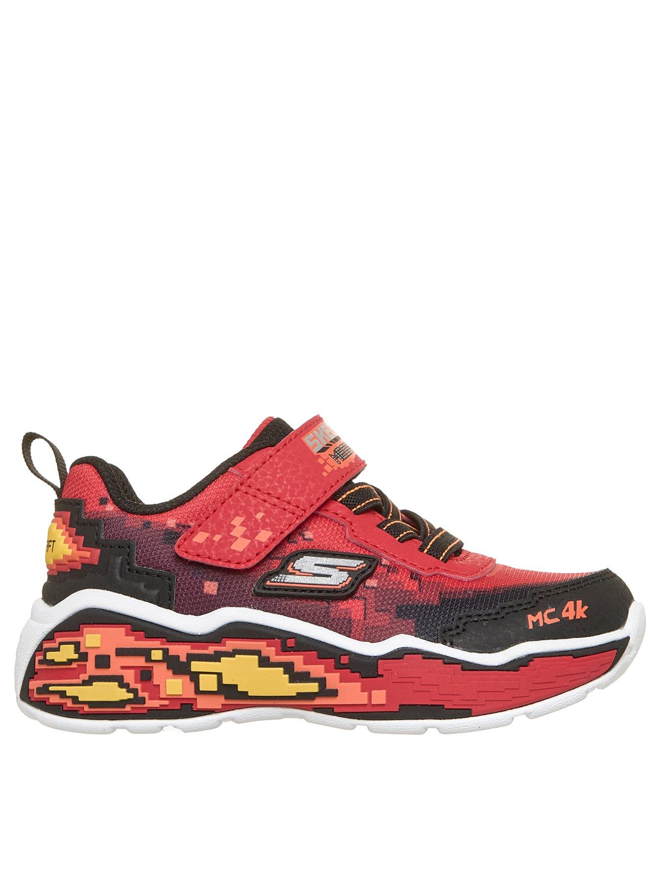 Skechers Boys' Mega Scene Trainers  - Red