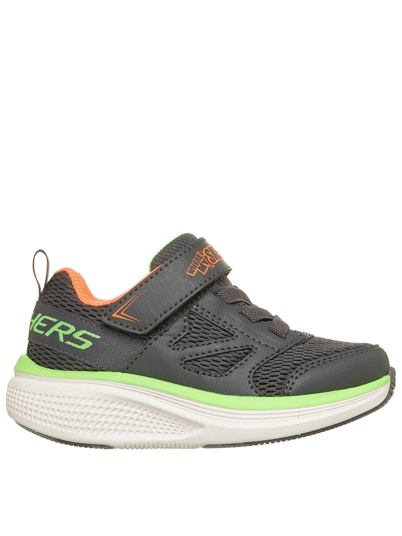 Image 1 of 6 of Skechers Boys' GO RUN Elevate 2.0 Trainers with Hook-and-Loop Strap - Grey