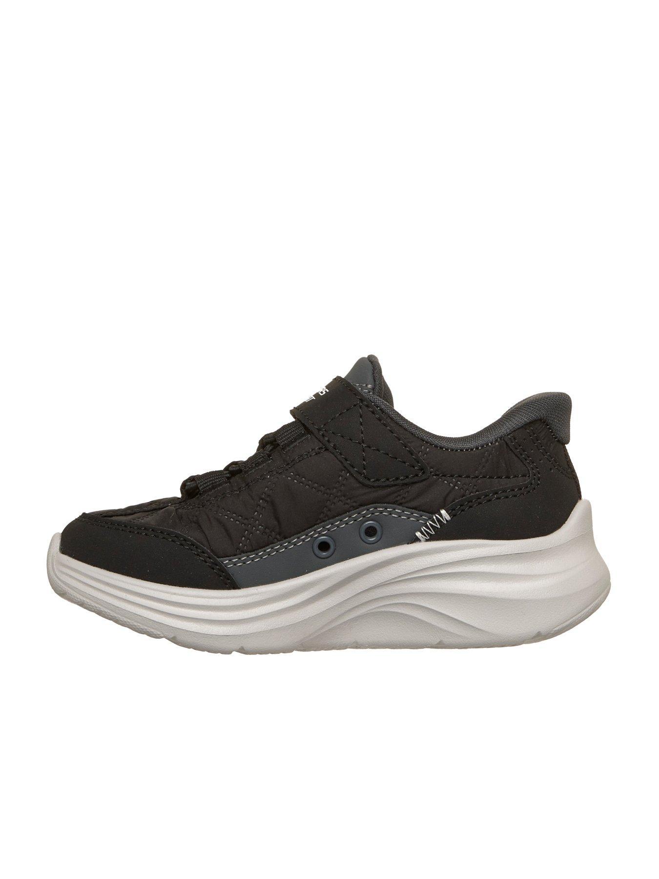 Image 5 of 6 of Skechers Kids' Comfy Sprints Hook-and-Loop Trainers - Black