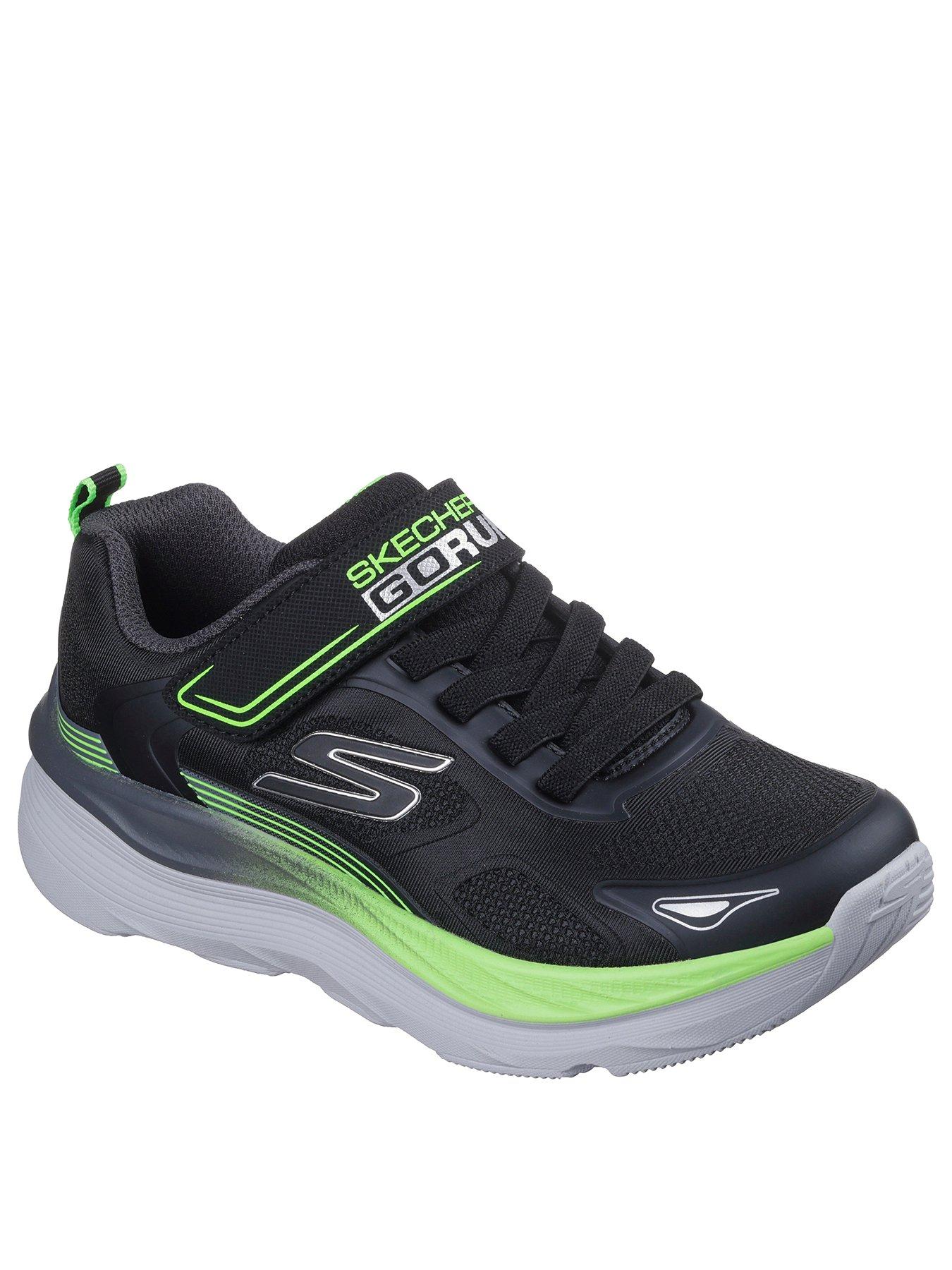 Image 2 of 3 of Skechers Junior Kids' Max Run Hook-and-Loop Trainers - Black