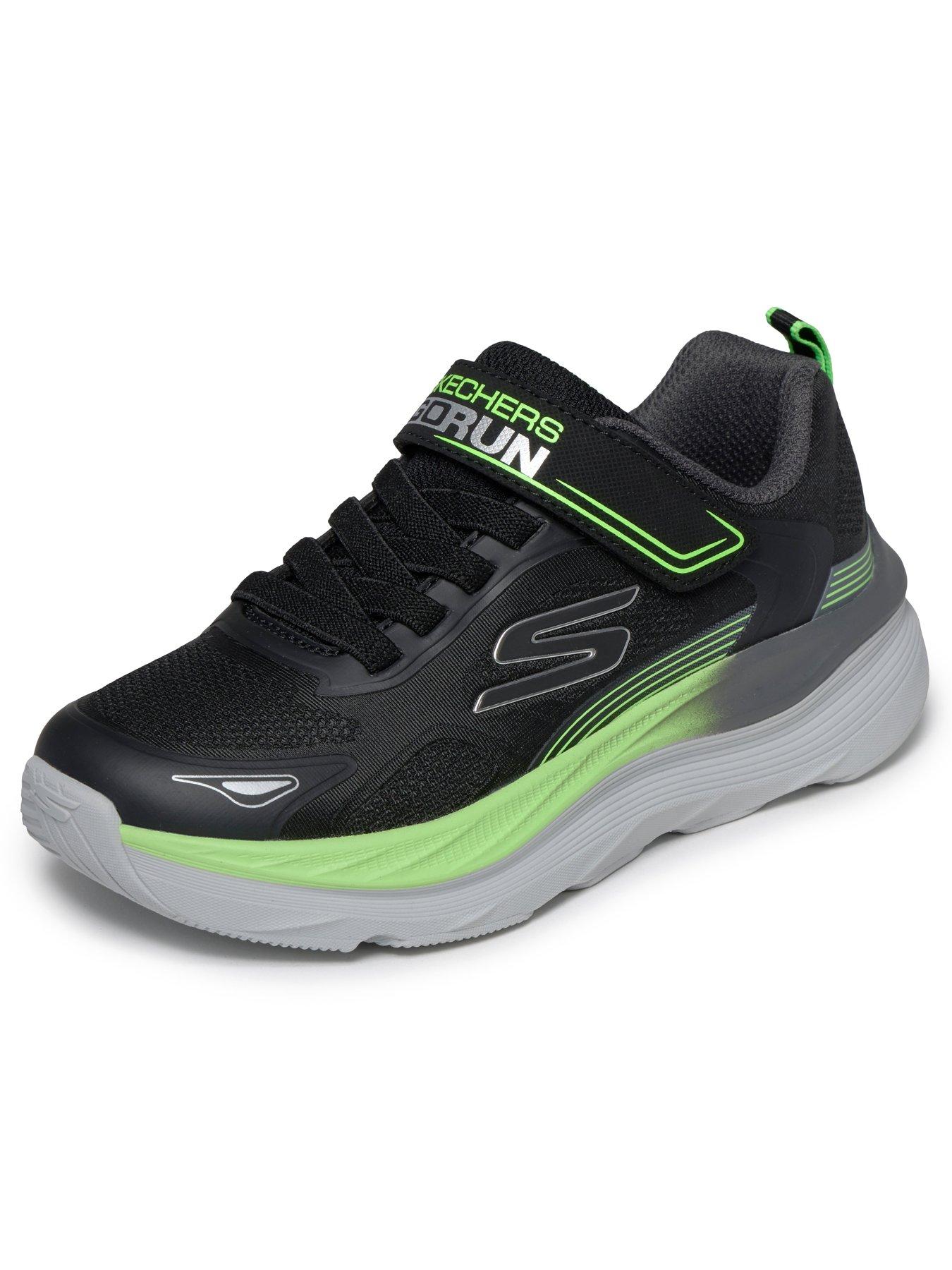 Image 3 of 3 of Skechers Junior Kids' Max Run Hook-and-Loop Trainers - Black