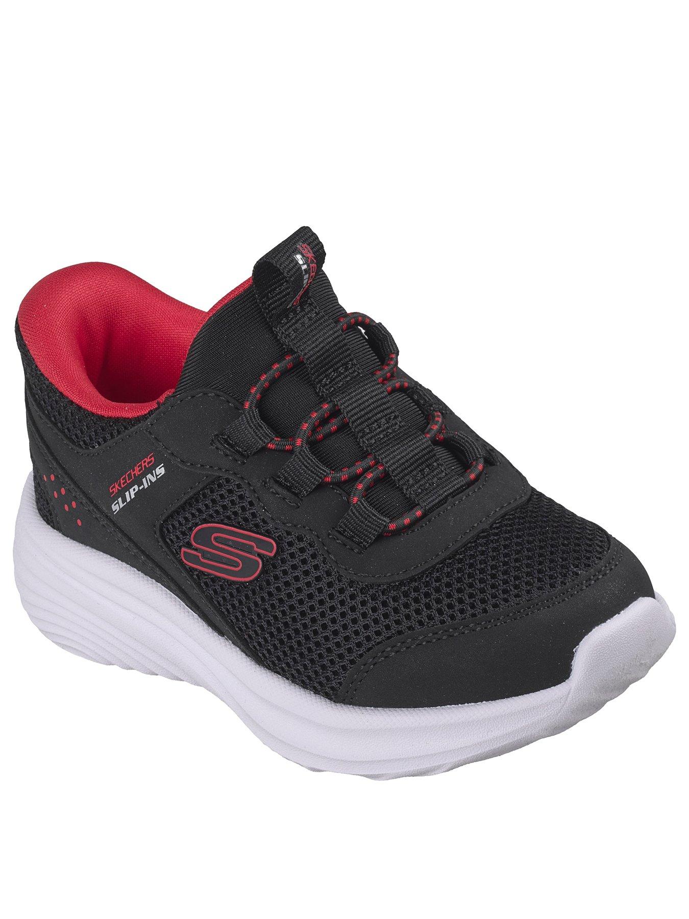Image 2 of 6 of Skechers Kids' Mesh Lace Up Chunky Sole Trainers - Black