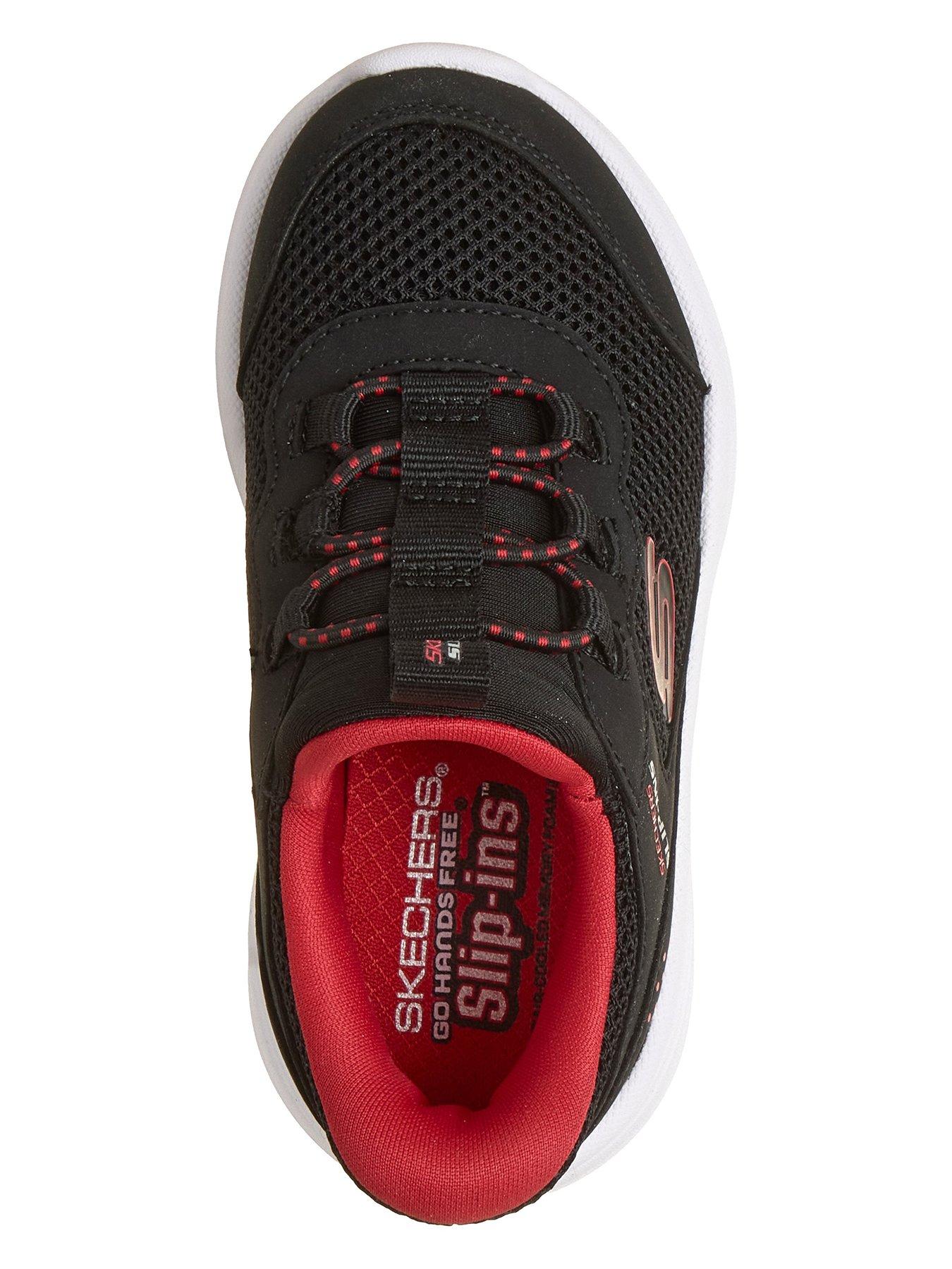 Image 3 of 6 of Skechers Kids' Mesh Lace Up Chunky Sole Trainers - Black
