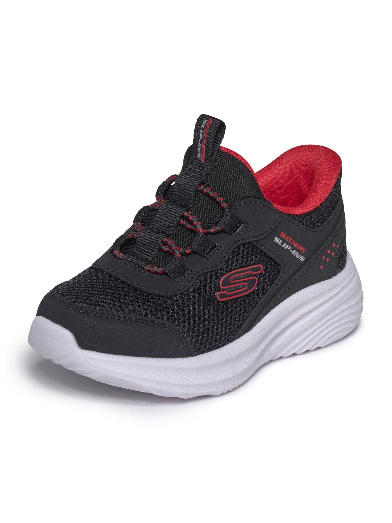 Image 6 of 6 of Skechers Kids' Mesh Lace Up Chunky Sole Trainers - Black