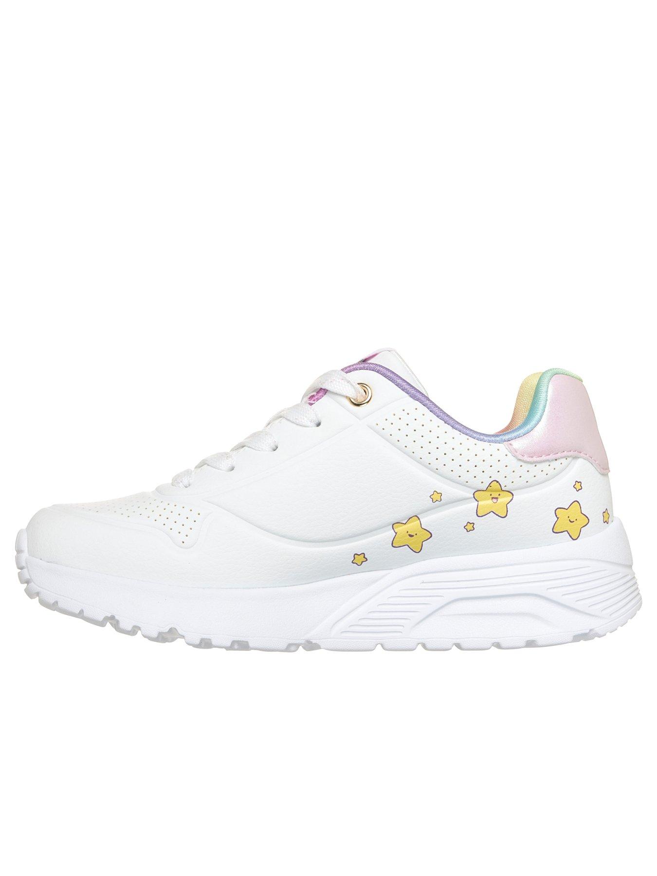 Image 5 of 6 of Skechers Girls' Care Bears Character Trainers with Charm Detail - White