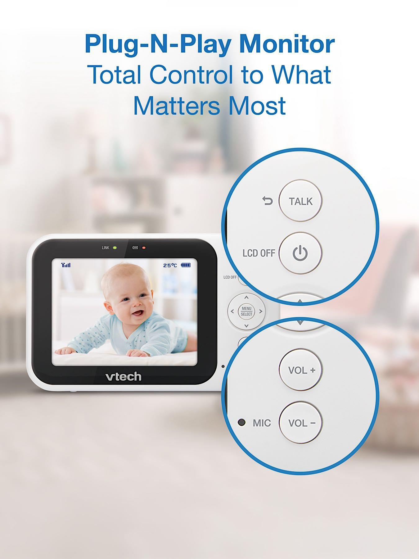 Image 3 of 7 of VTech 3.5" Pan & Tilt Video Monitor
