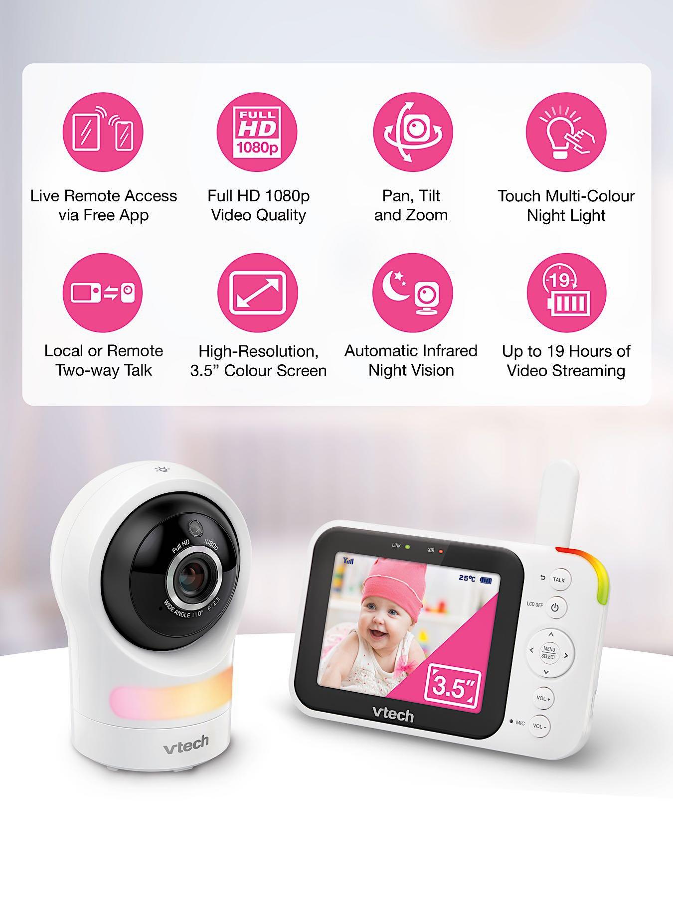 Image 3 of 7 of VTech 3.5" Smart Pan & Tilt Monitor