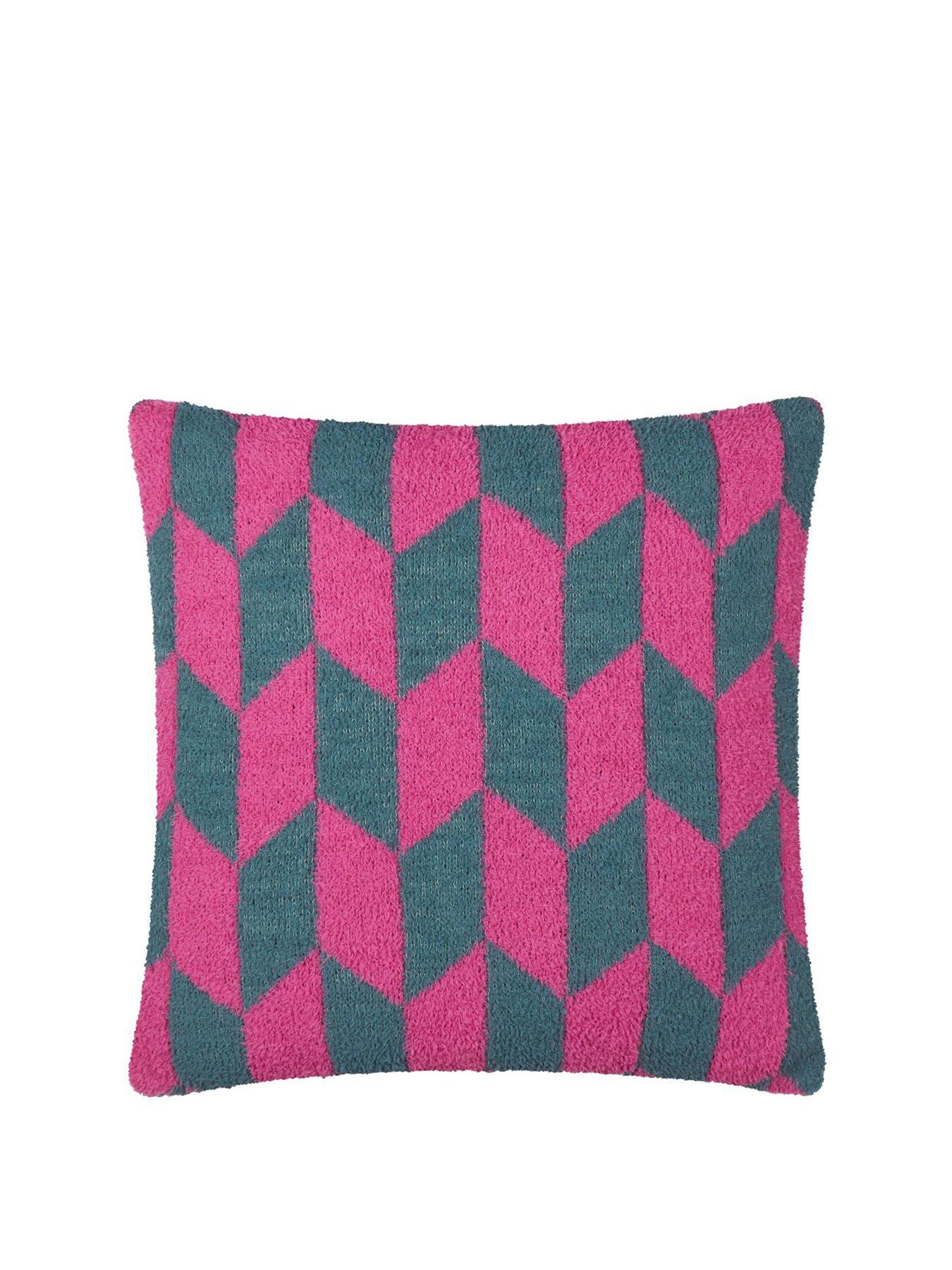 Image 2 of 5 of Furn OLSEN 45X45 POLYESTER CUSHION RETRO PINK