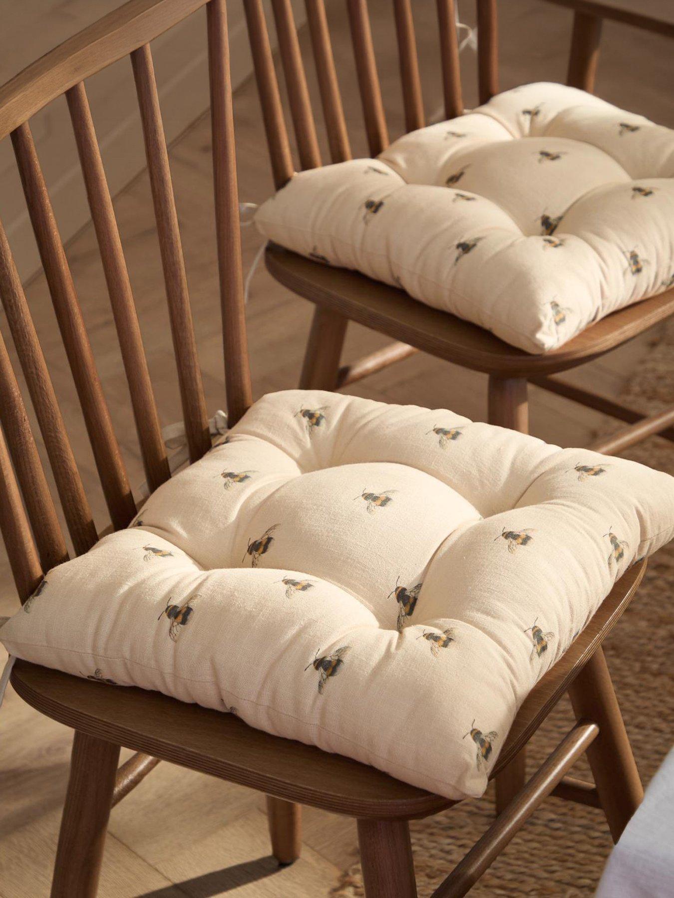 Wylder Ramble Bumble Bee 40X40 Seat Pads Natural