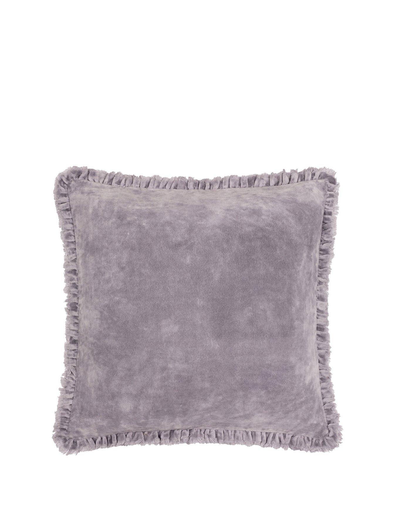 Image 2 of 5 of Yard HEAVY CHENILLE 50X50 POLYESTER CUSHION MAUVE
